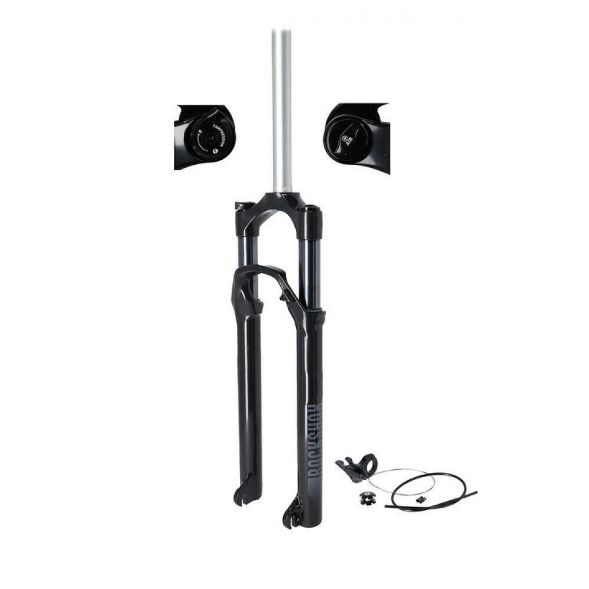 Rockshox Recon Sil.RL 100mm Oneloc Czarna Widelec Rowerowy