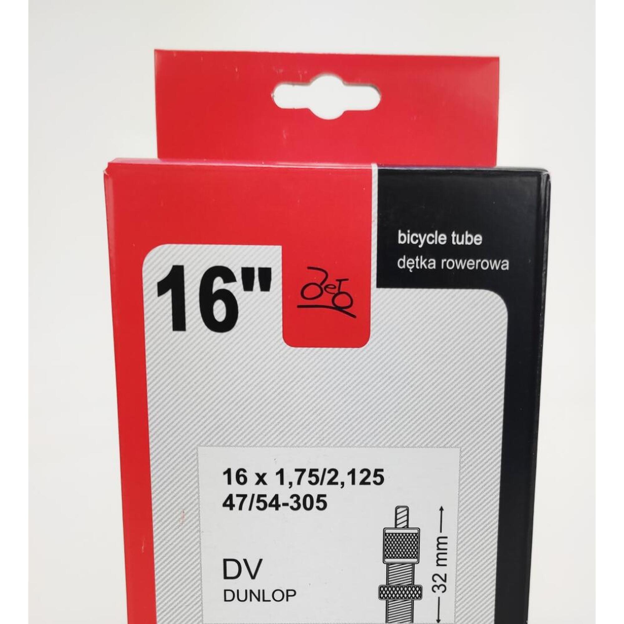 Dętka JET 16"x1,75/2,125 DV-32mm