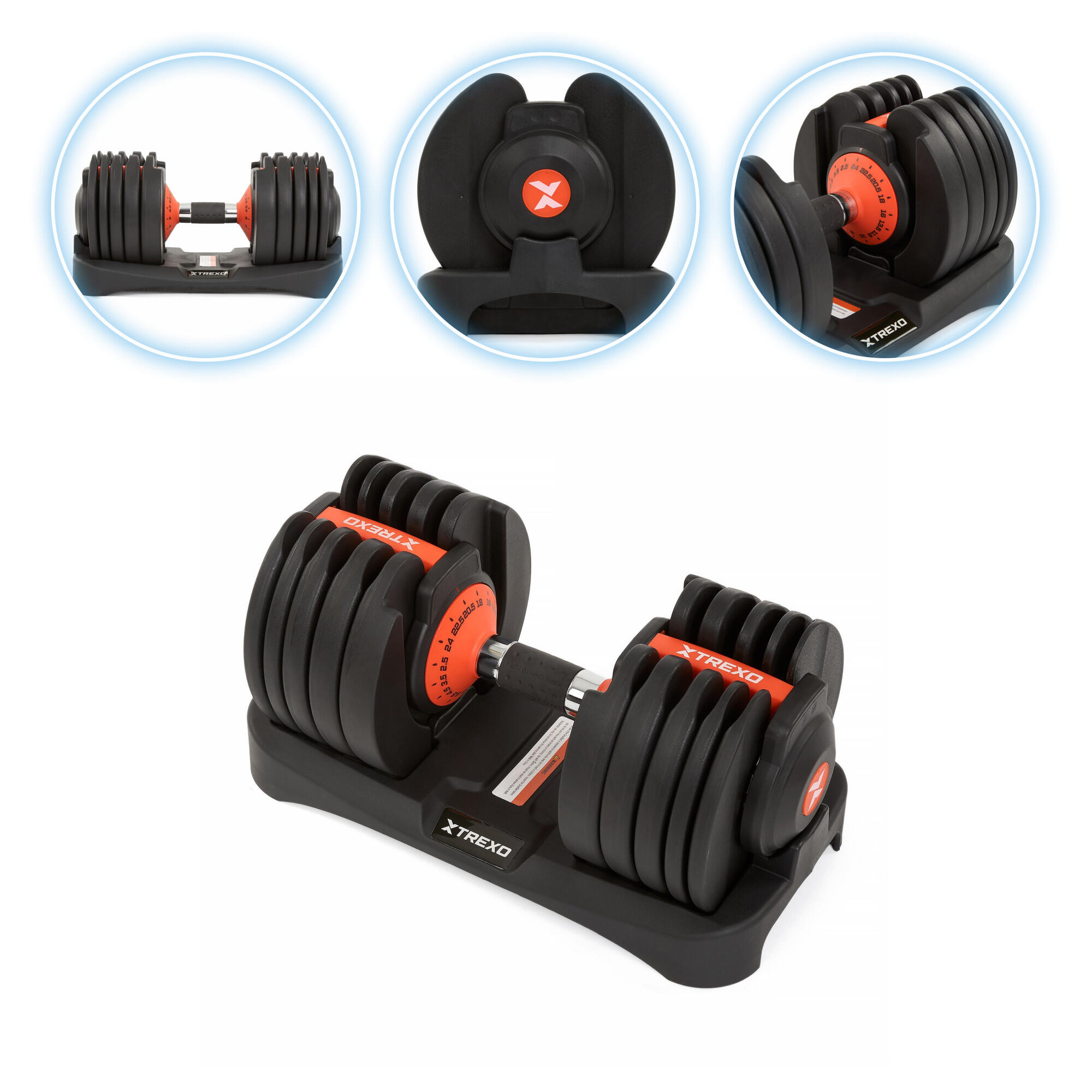 Hantel Regulowana XTREXO 24kg EVO