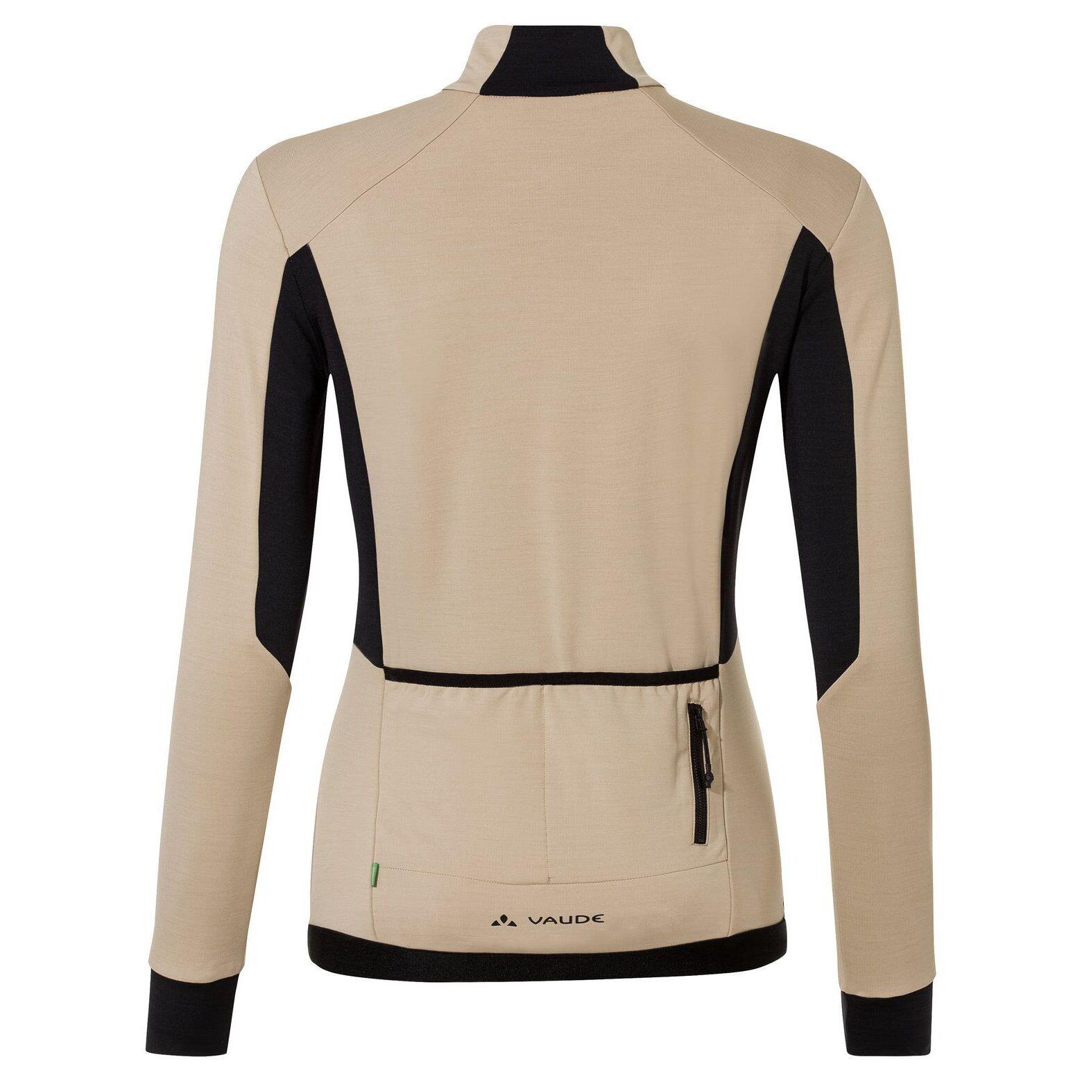 Damska bluzka z długim rękawem z połową zamka VAUDE Kuro