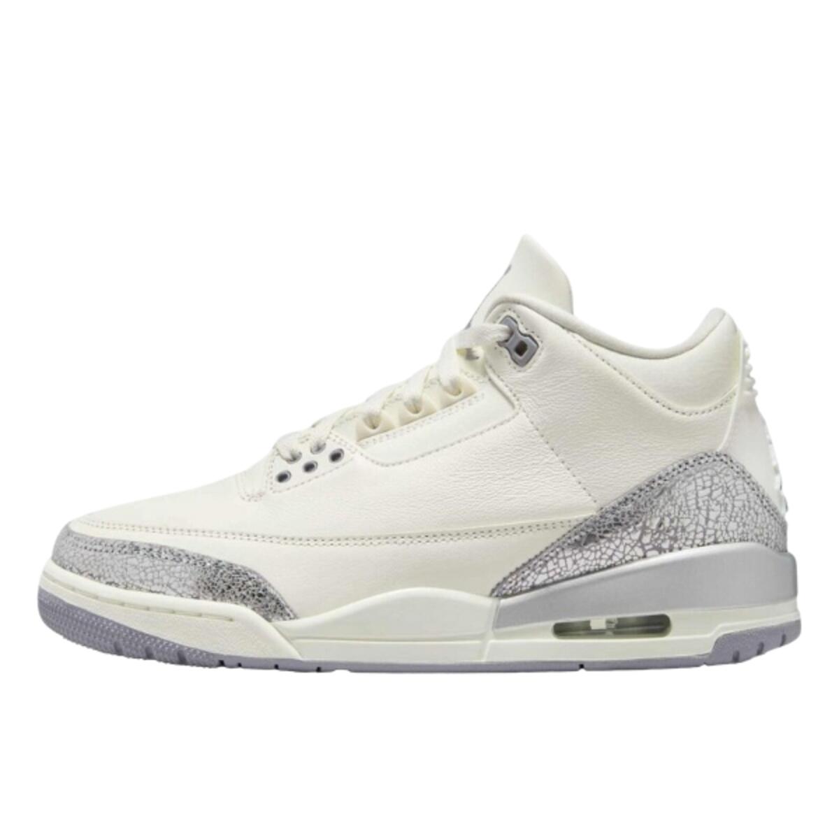 Buty do chodzenia dla dorosłych Air Jordan 3 Retro Sail Cement Grey