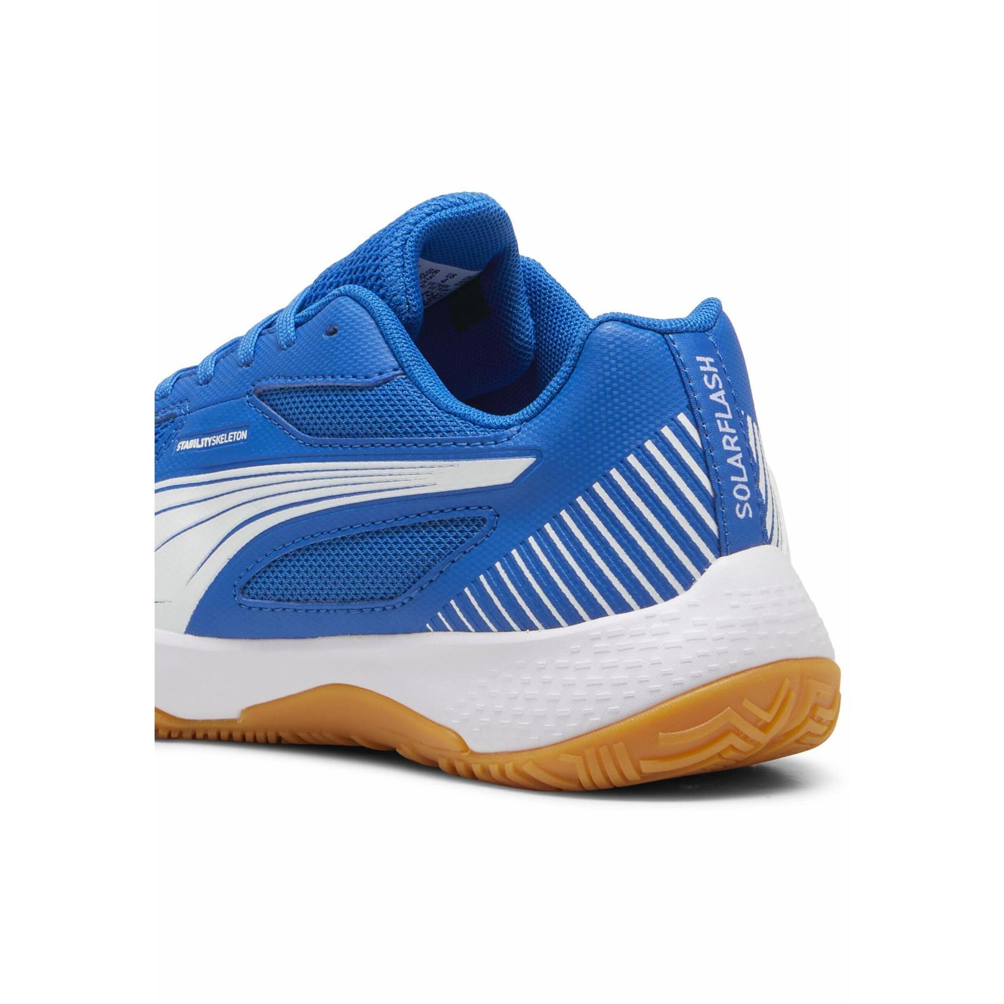 Młodzieżowe buty do sportów halowych Solarflash III PUMA Team Royal White Blue