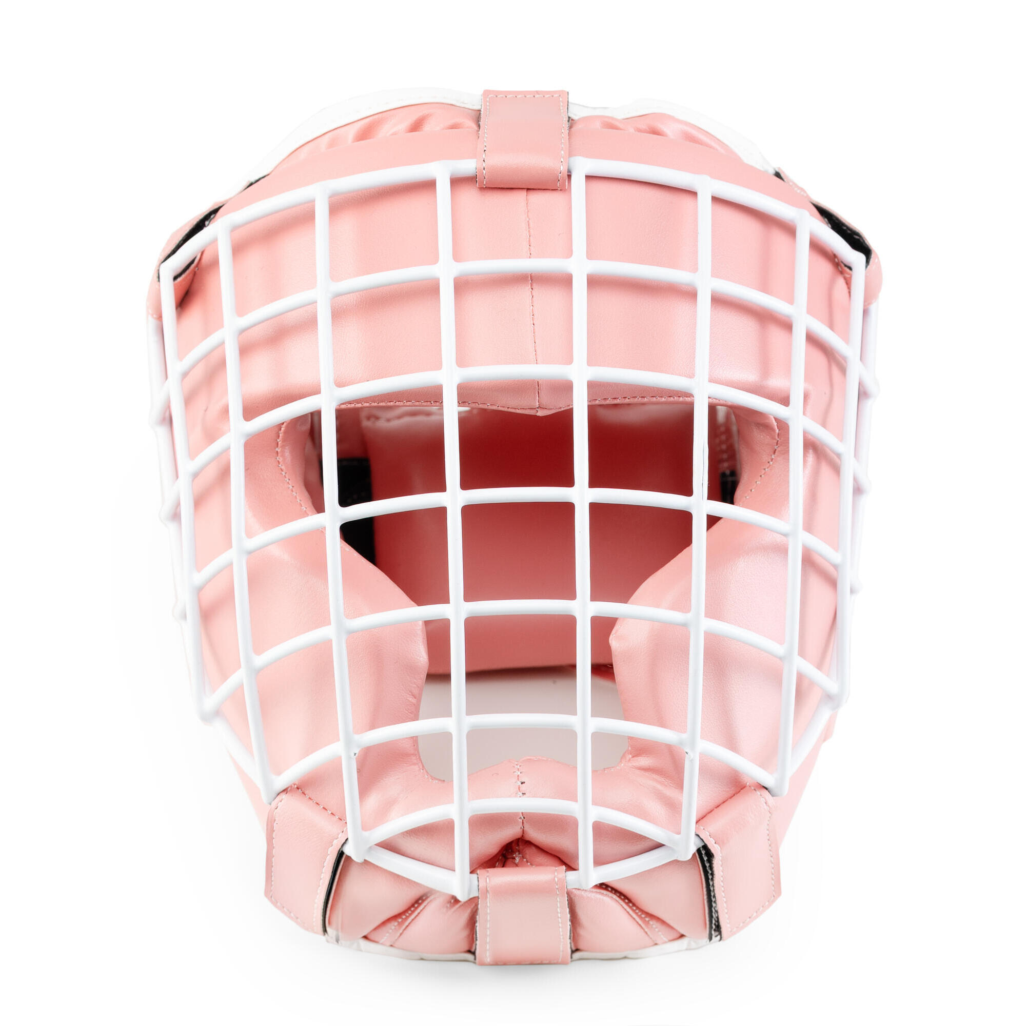 Kask bokserski Evolution Professional Equipment z kratą metalową Pink