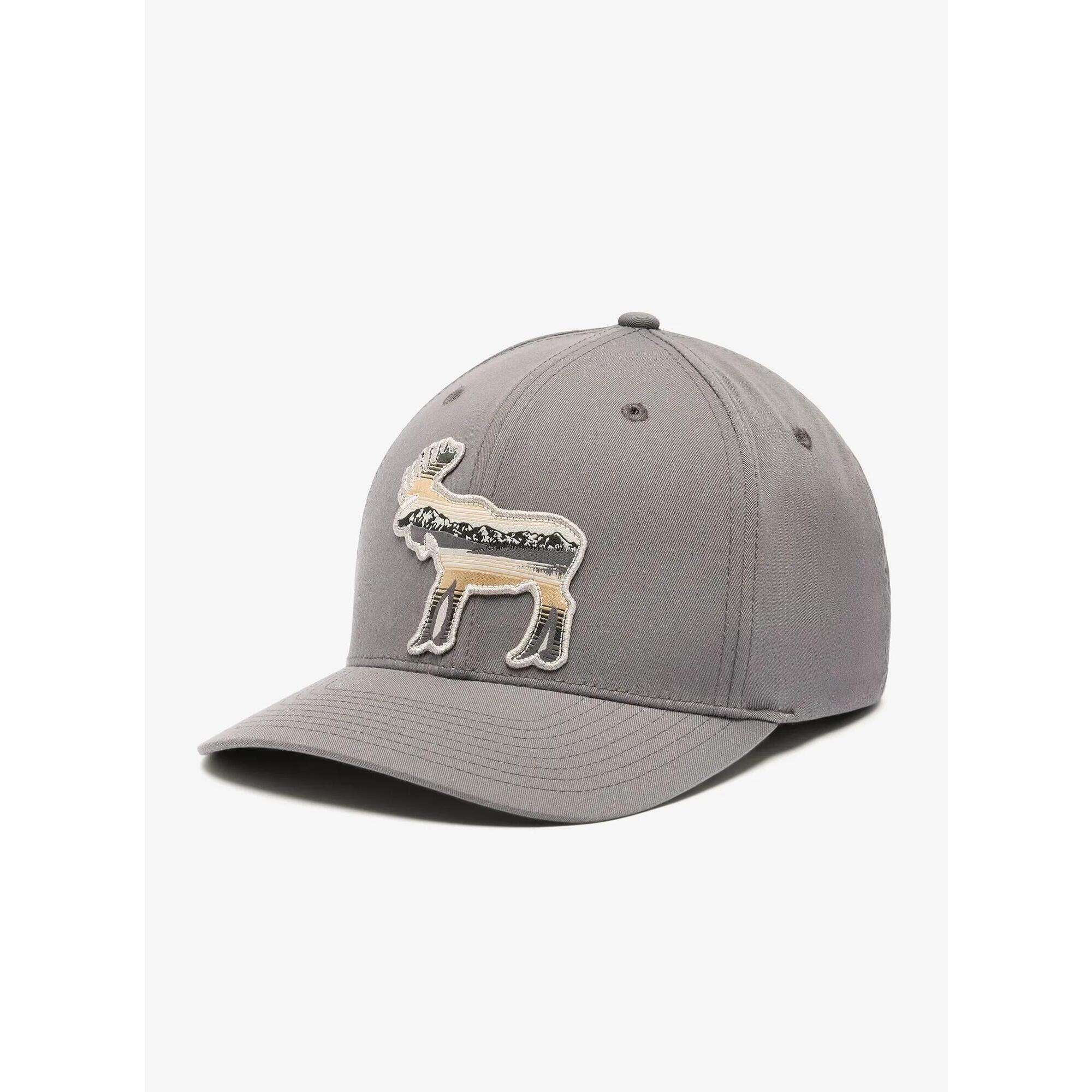 Czapka z daszkiem Columbia Lost Lager 110 - city grey/scenic moose