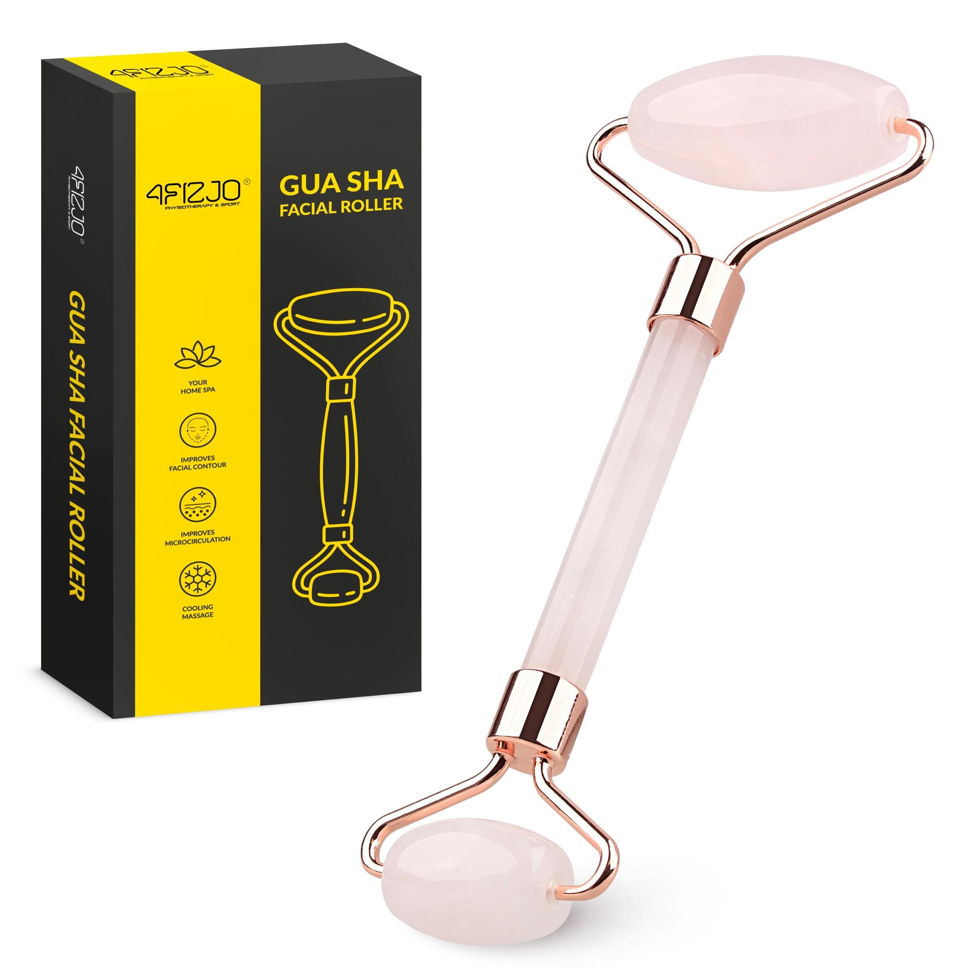 Roller do twarzy z naturalnego minerału do liftingu 4FIZJO