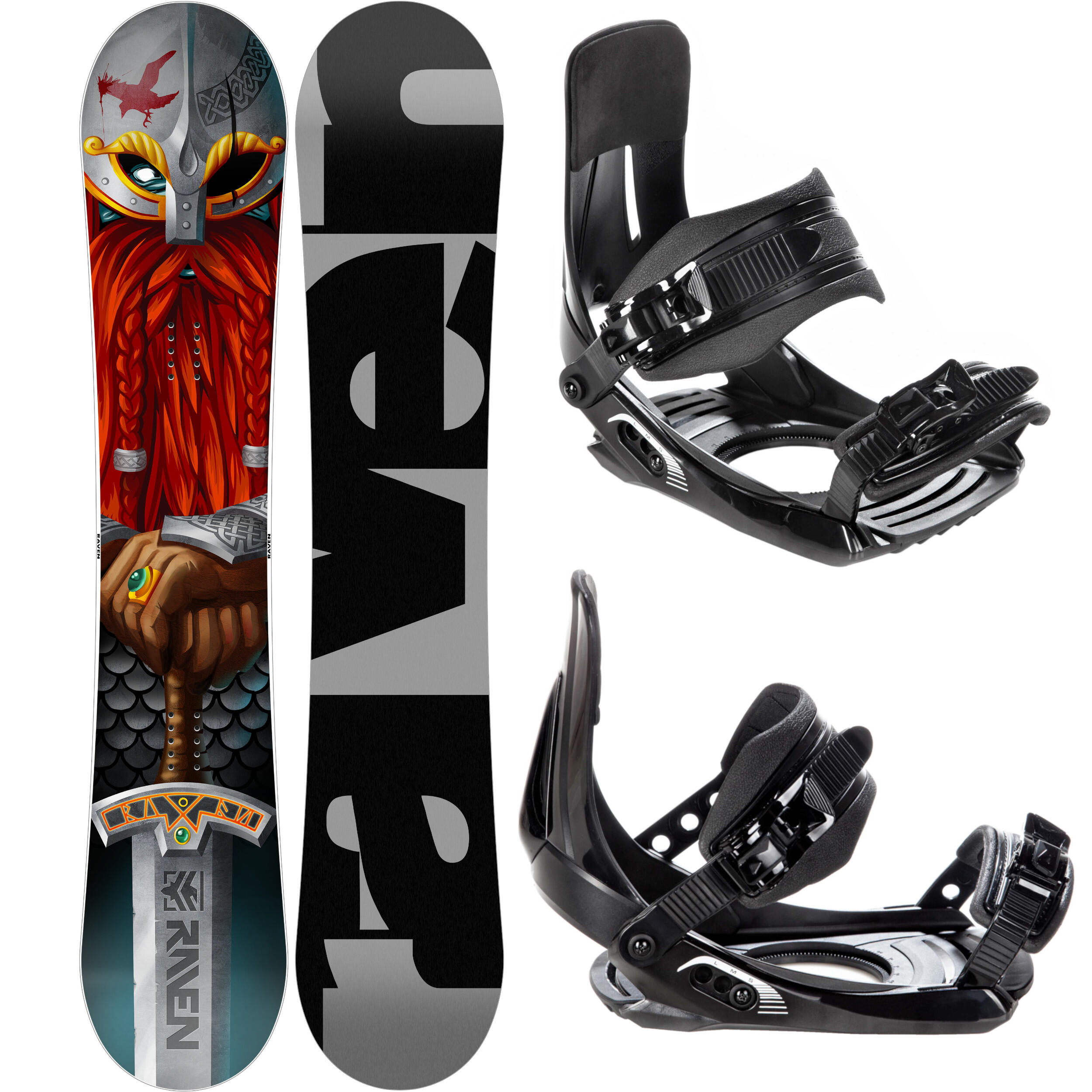 Zestaw Deska snowboardowa Raven Dwarf + wiązania Croxer MP180