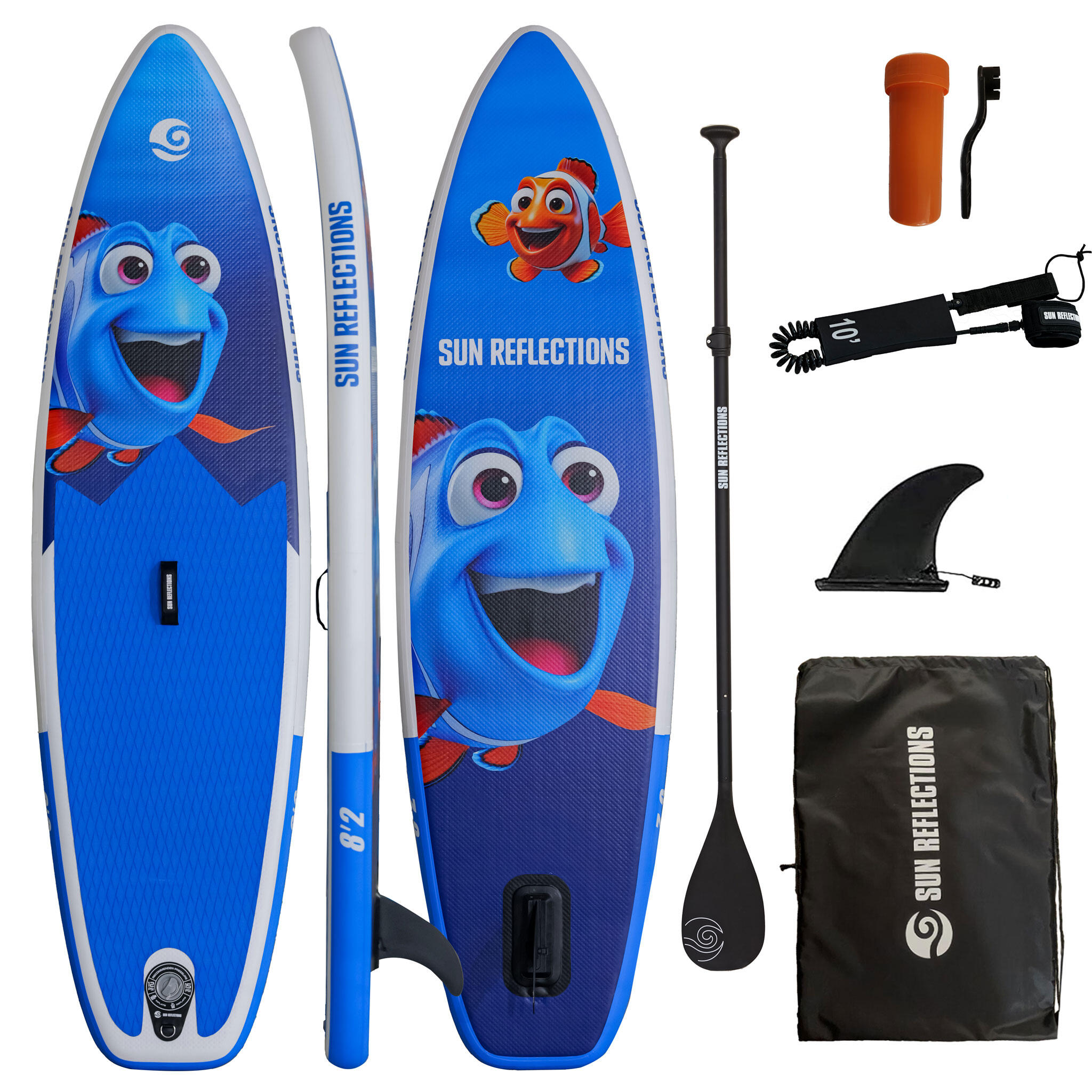 Deska Sup Pompowana Sun Reflections Kids 8'2" Blue