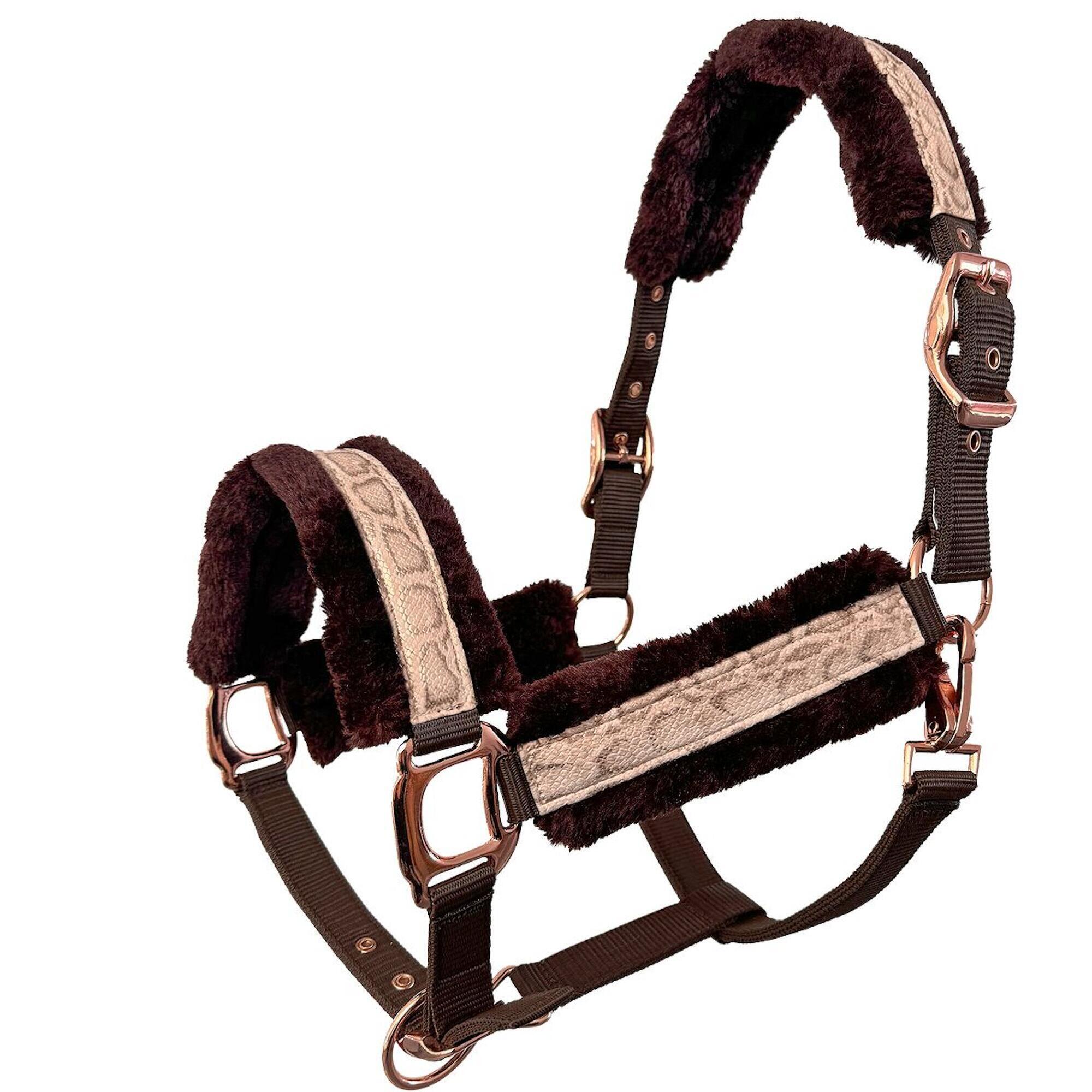 Kantar dla konia z futerkiem JD ATTACK Snaky