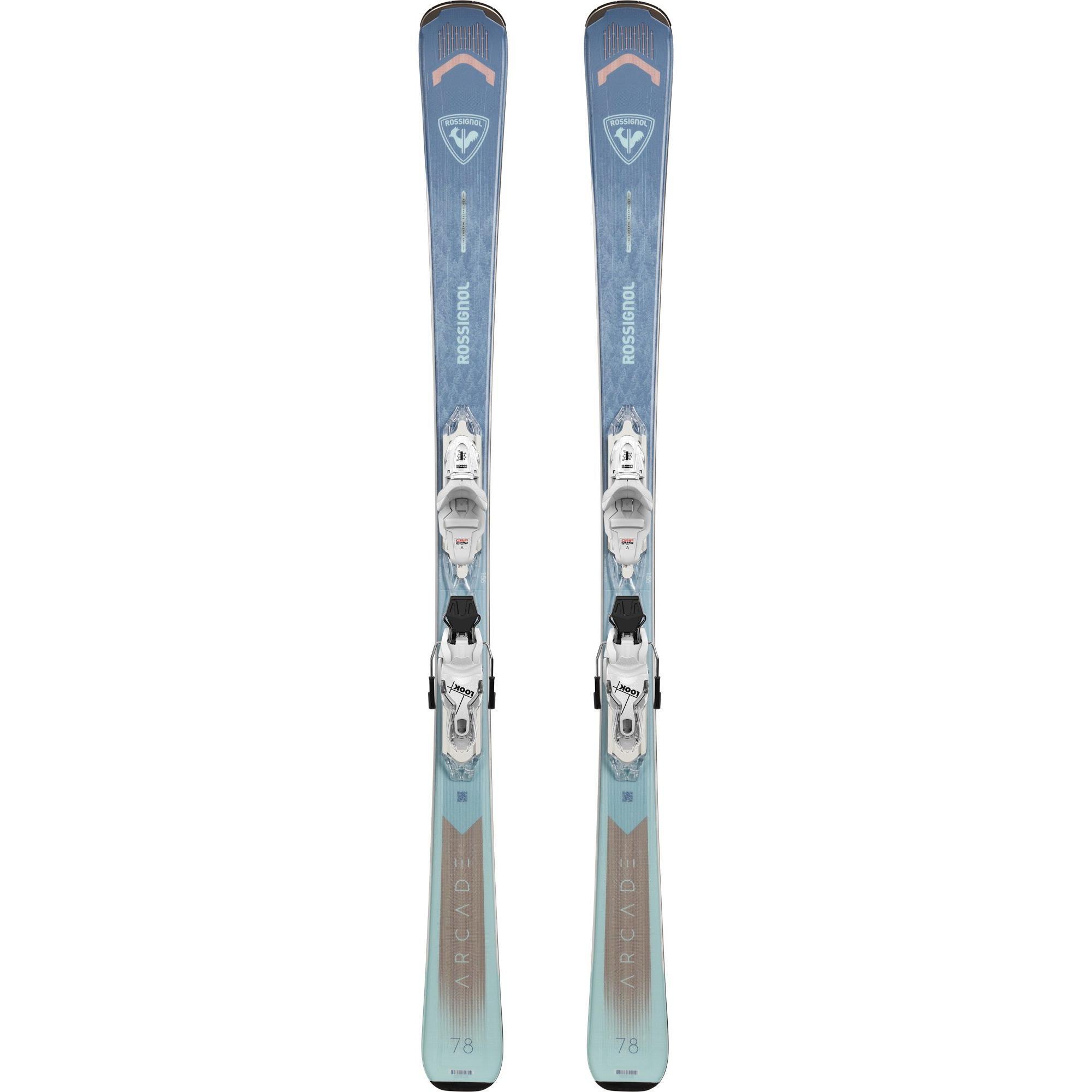Narty zjazdowe damskie Rossignol Arcade W 78 z wiązaniami Look XP 10