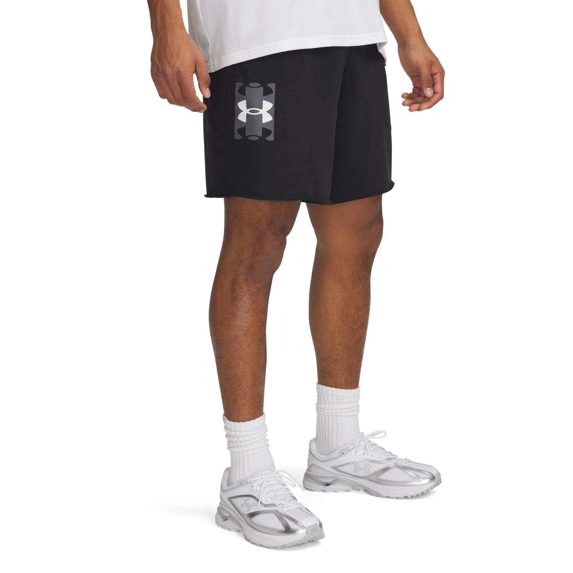 Spodenki Under Armour Ua Rival Terrylogo8inshort Dorosłych