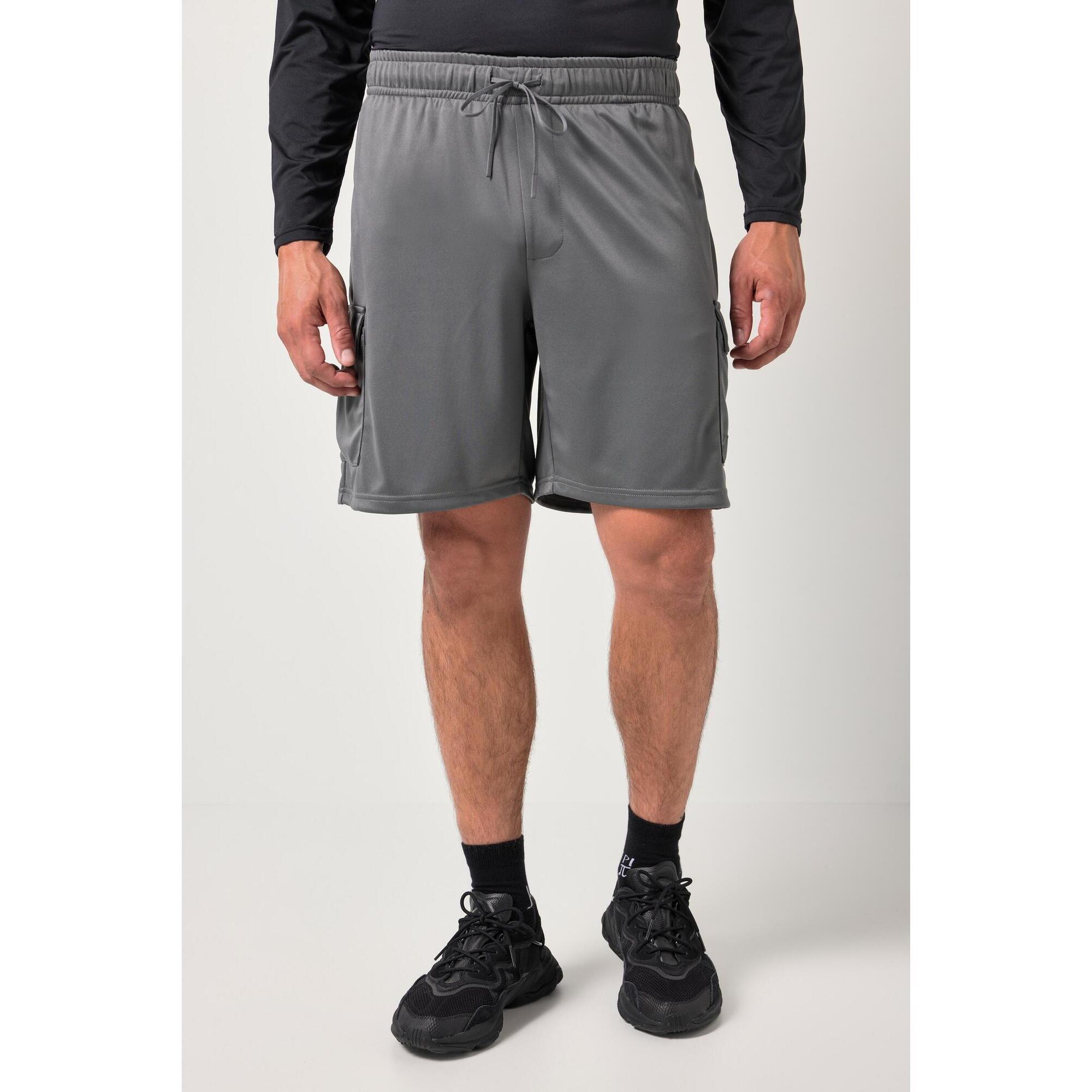 Męska Bermudy funkcyjne fitness oddychający materiał kieszenie cargo