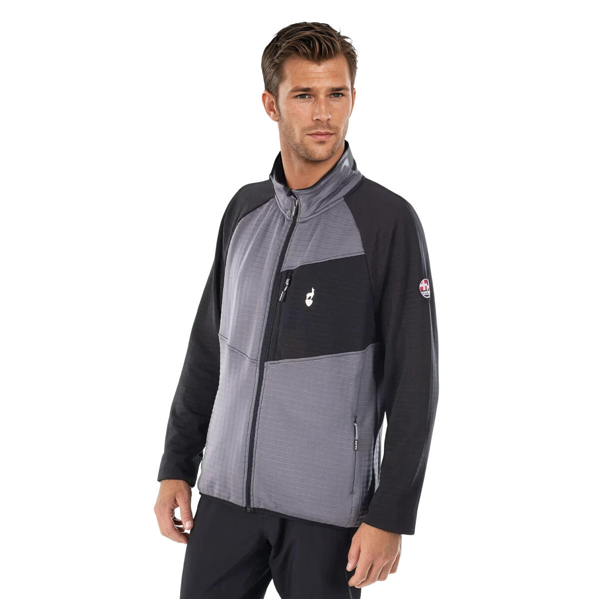 Bluza męska polarowa AULP BILTO lekka elastyczna komfortowa