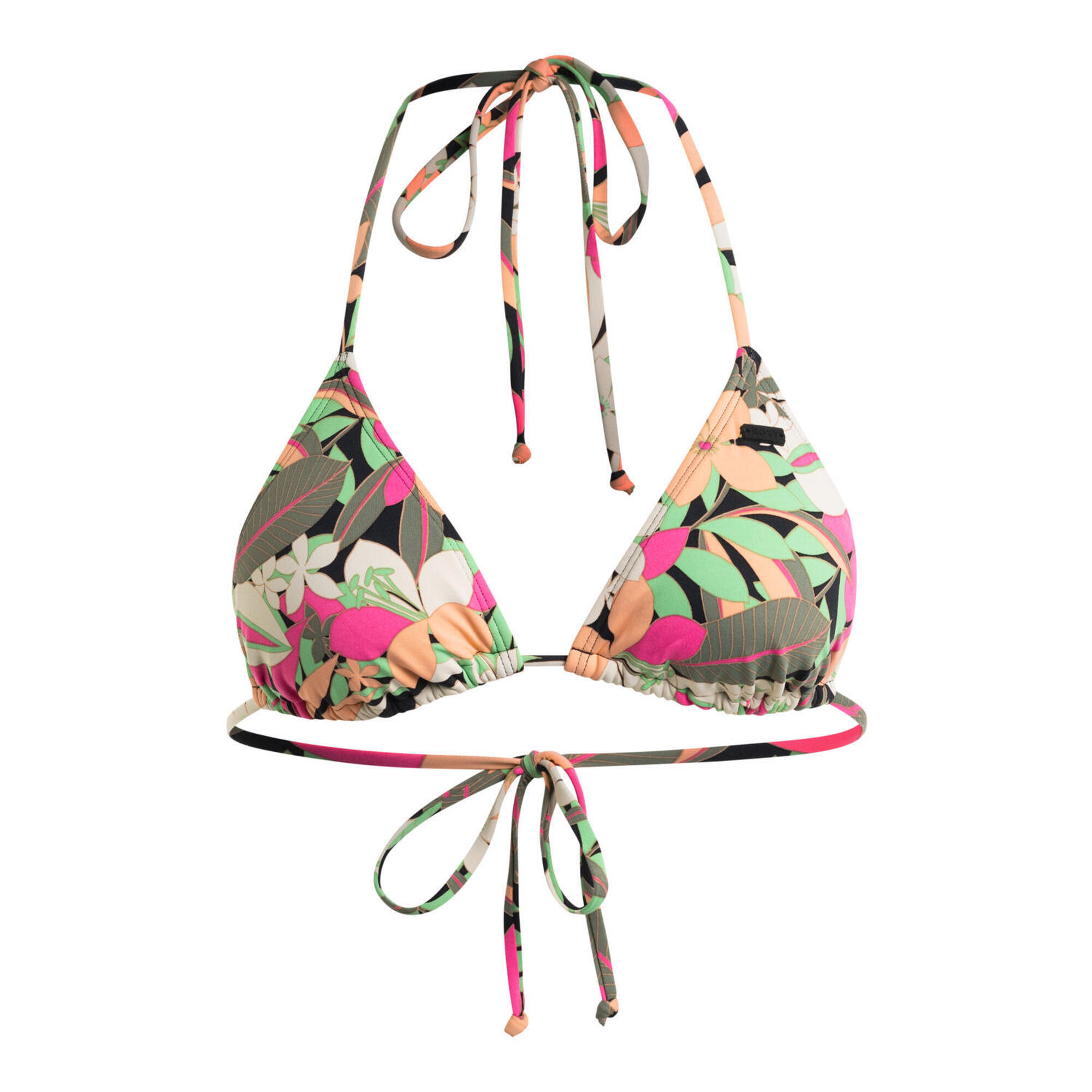 Top bikini tiki tri dla Kobiety PRINTED BEACH CLASSICS Czarny