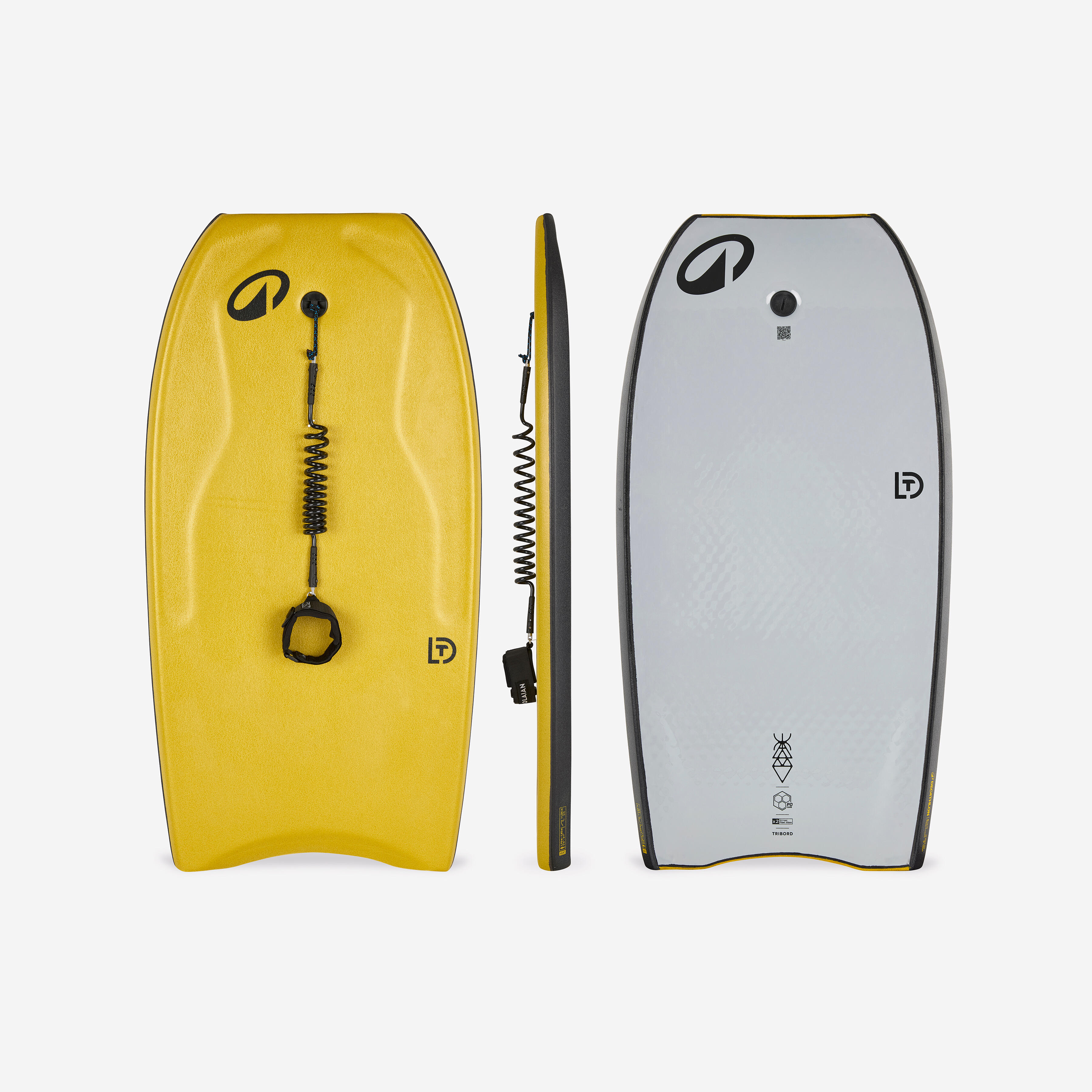 Deska bodyboard Olaian 500 Mesh podwójny stringer