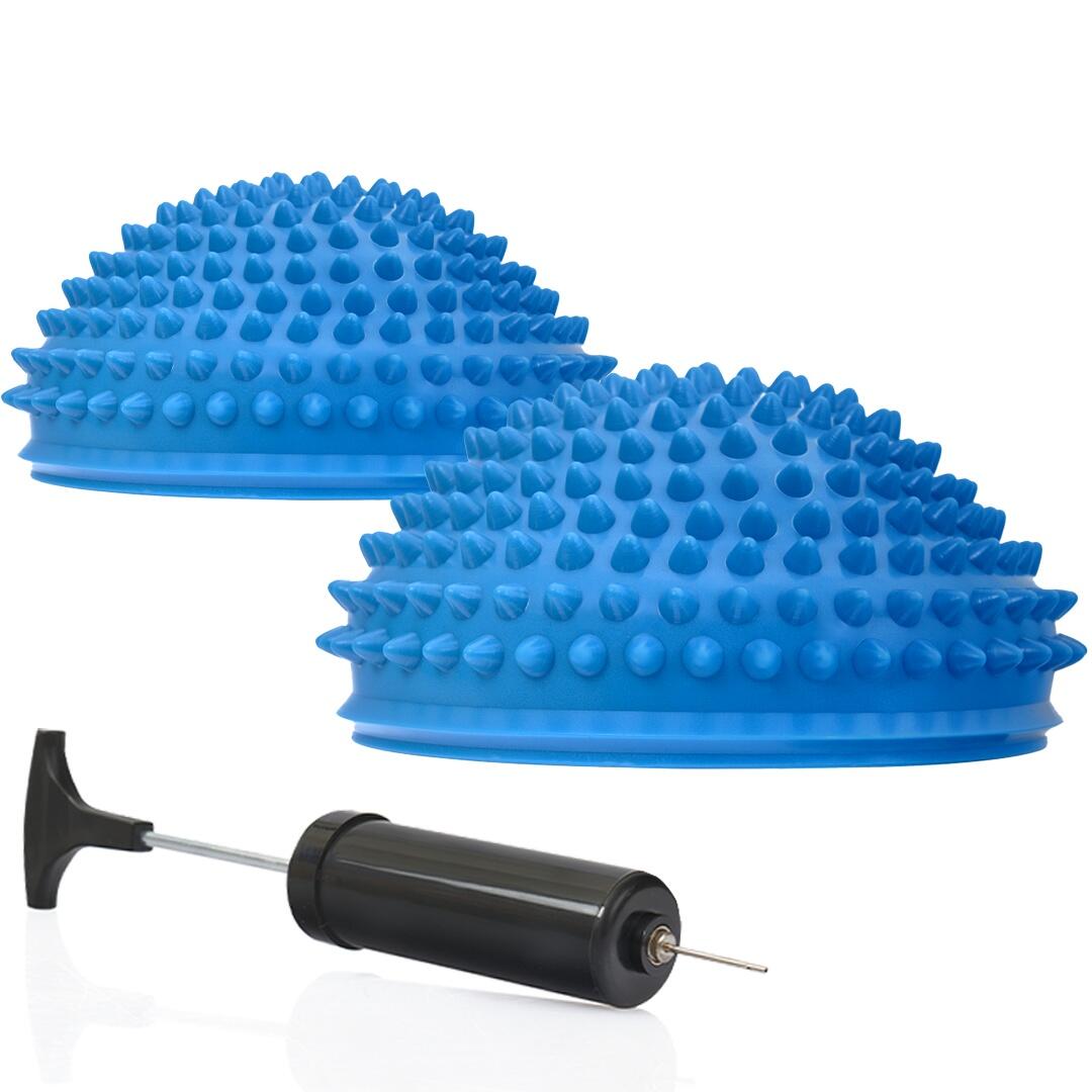 Półkule sensoryczne jeżyki do rehabilitacji Majestic Sport HOGI 8x16 cm - 2 szt.