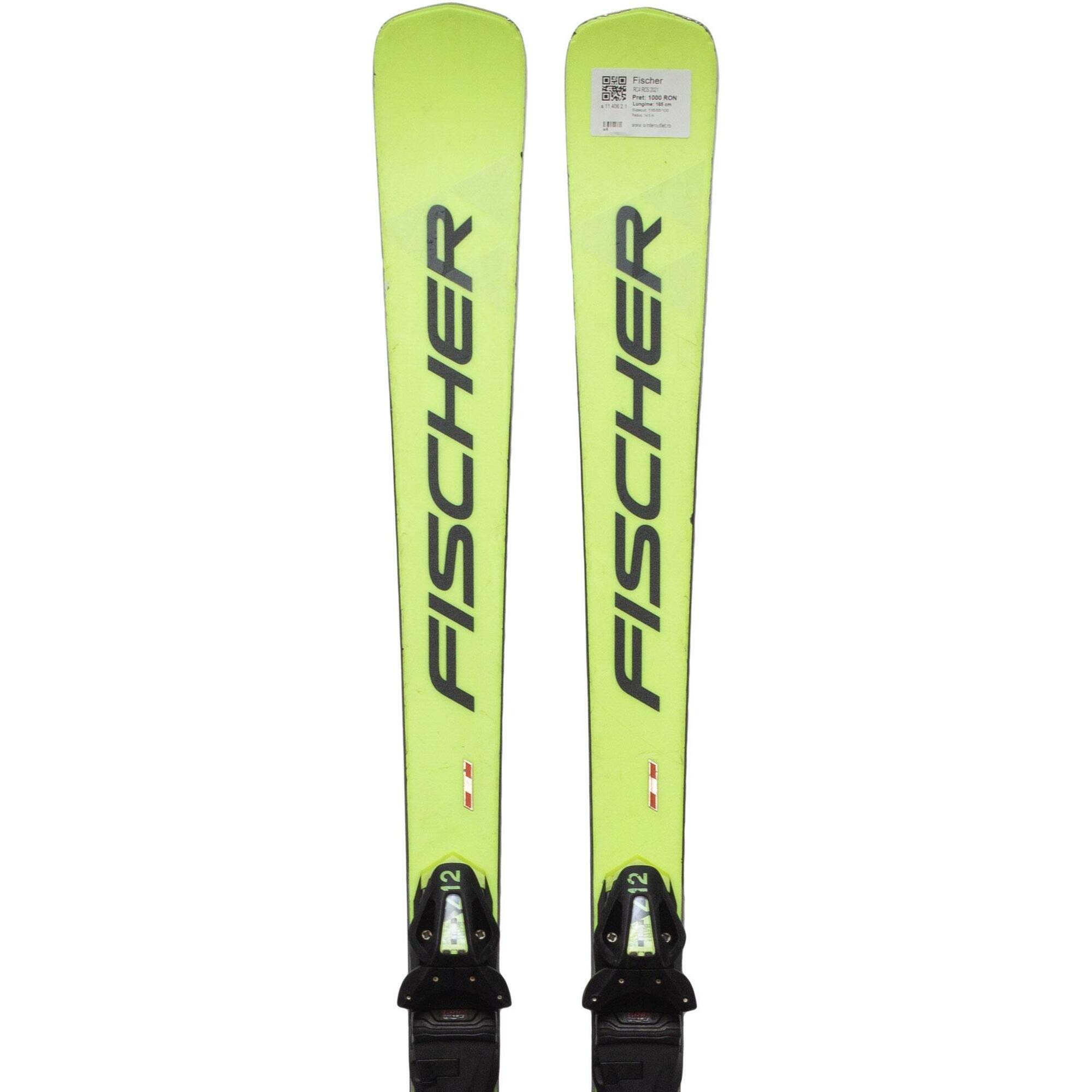 Second Life- Narty FISCHER RC4 RCS 2021, 165 cm- Stan dobry