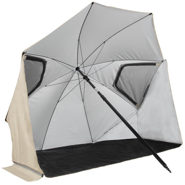 Parasol plażowy Premium - Wiatrówka - 200 cm - Beżowy