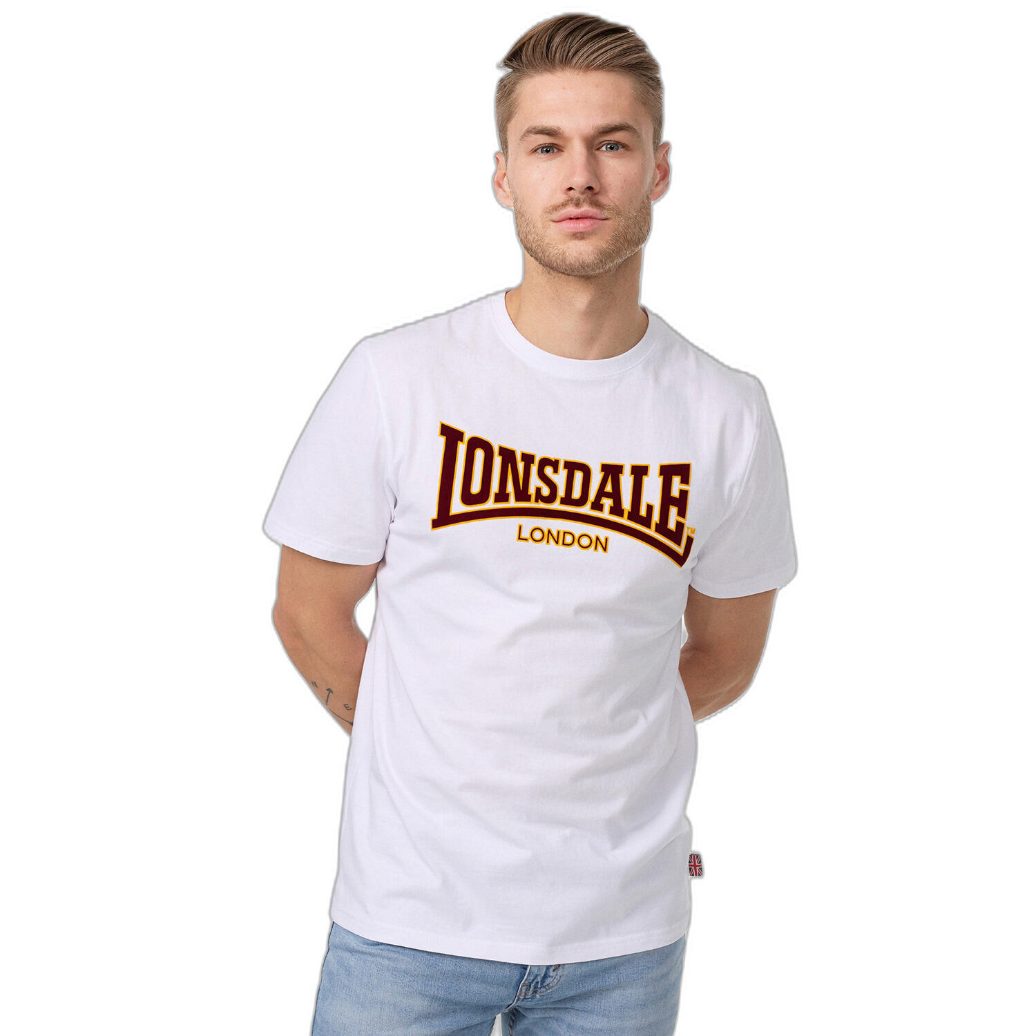 T-shirt o wąskim kroju Lonsdale Classic