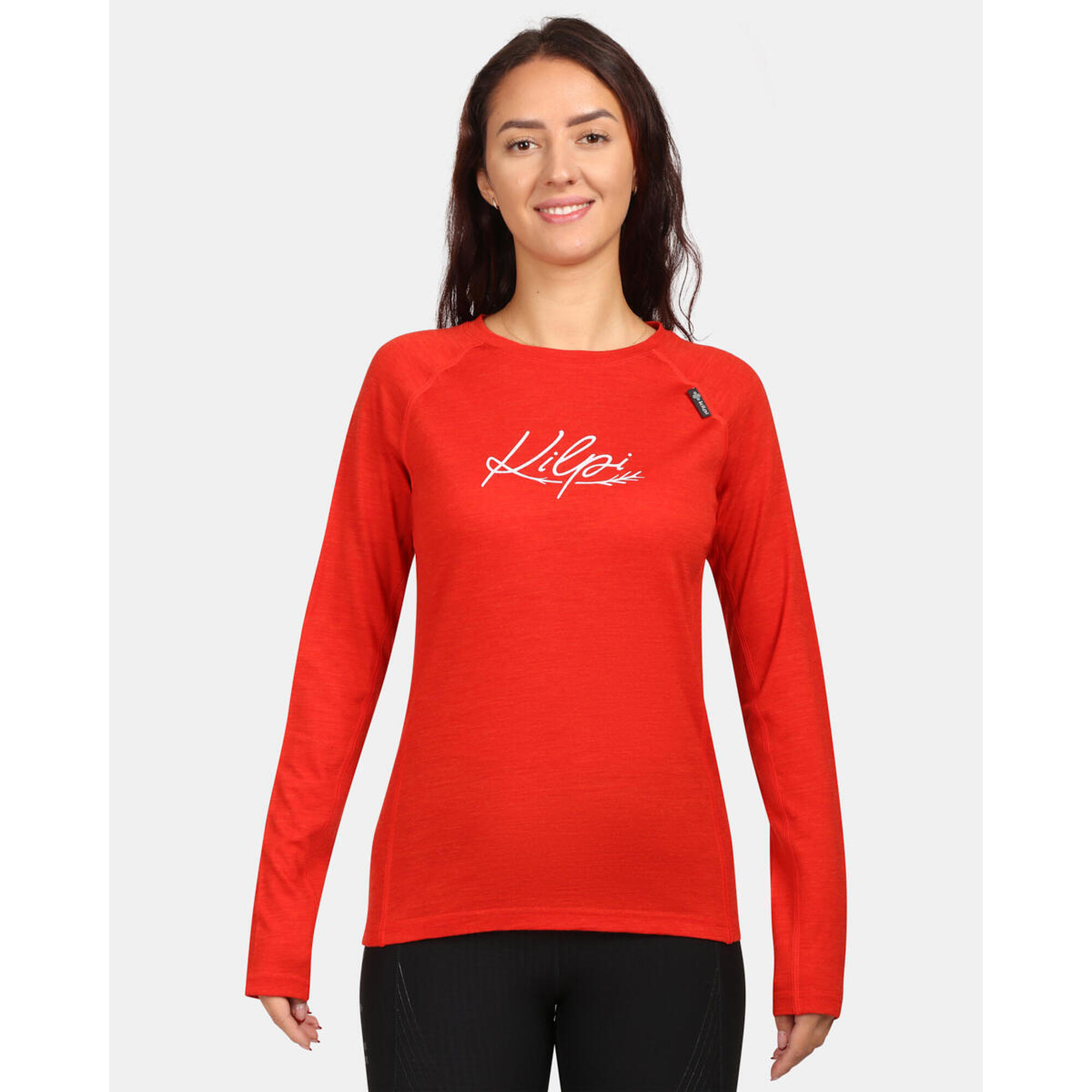 Damska warstwa bazowa z wełny merino Kilpi MAVORA TOP-W