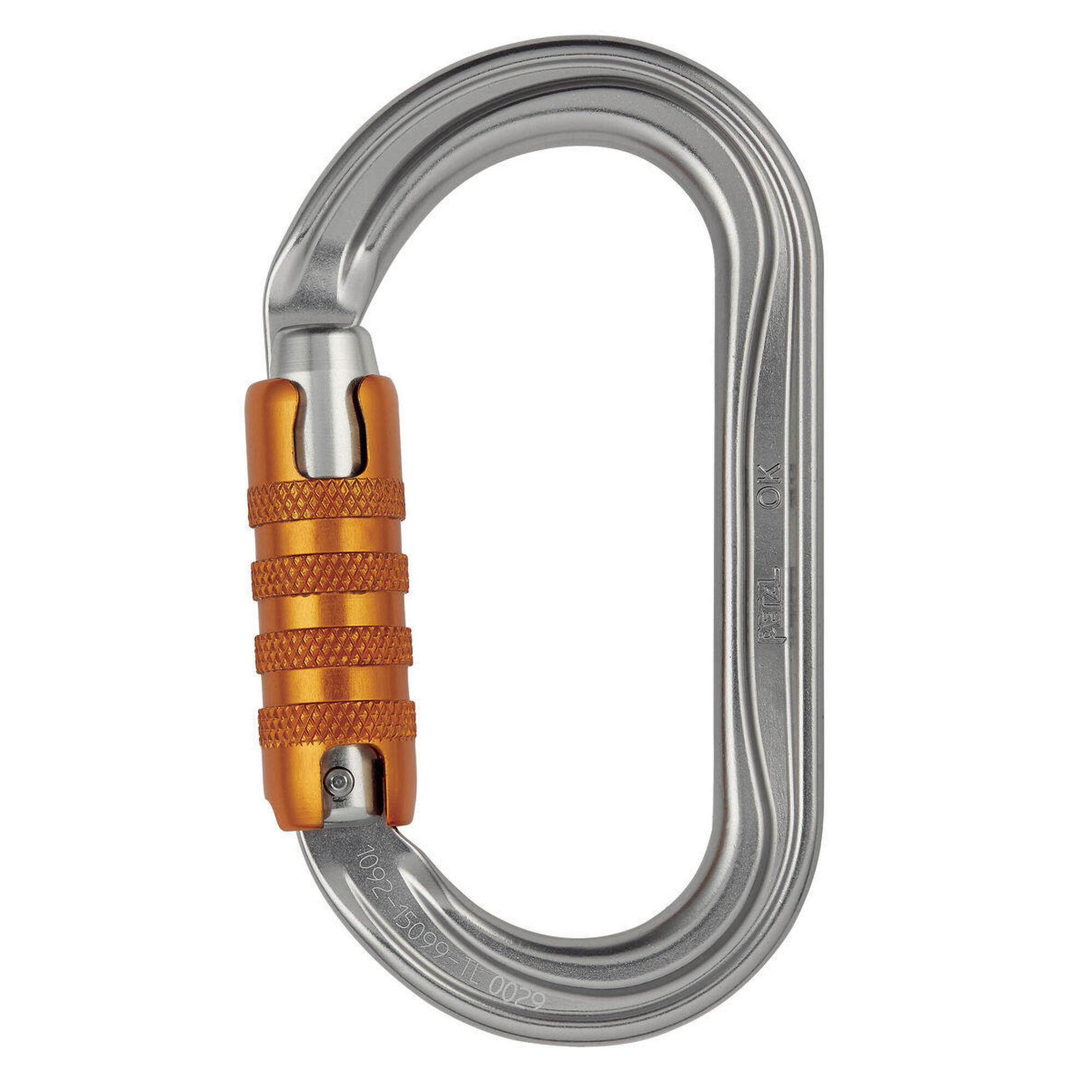 Karabinek wspinaczkowy Petzl OK Triact-Lock - gray