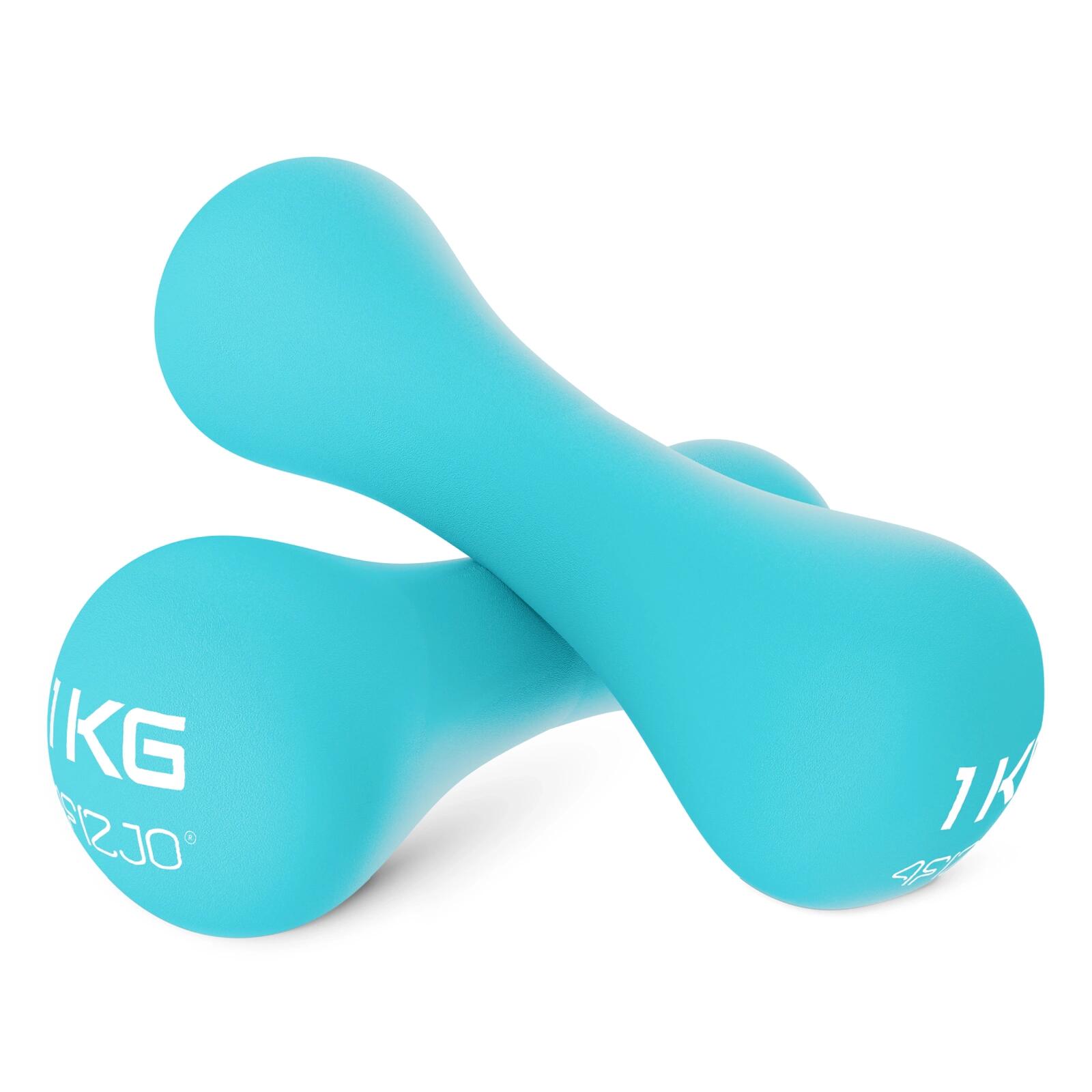 Hantelki żeliwne do ćwiczeń siłowych 4FIZJO