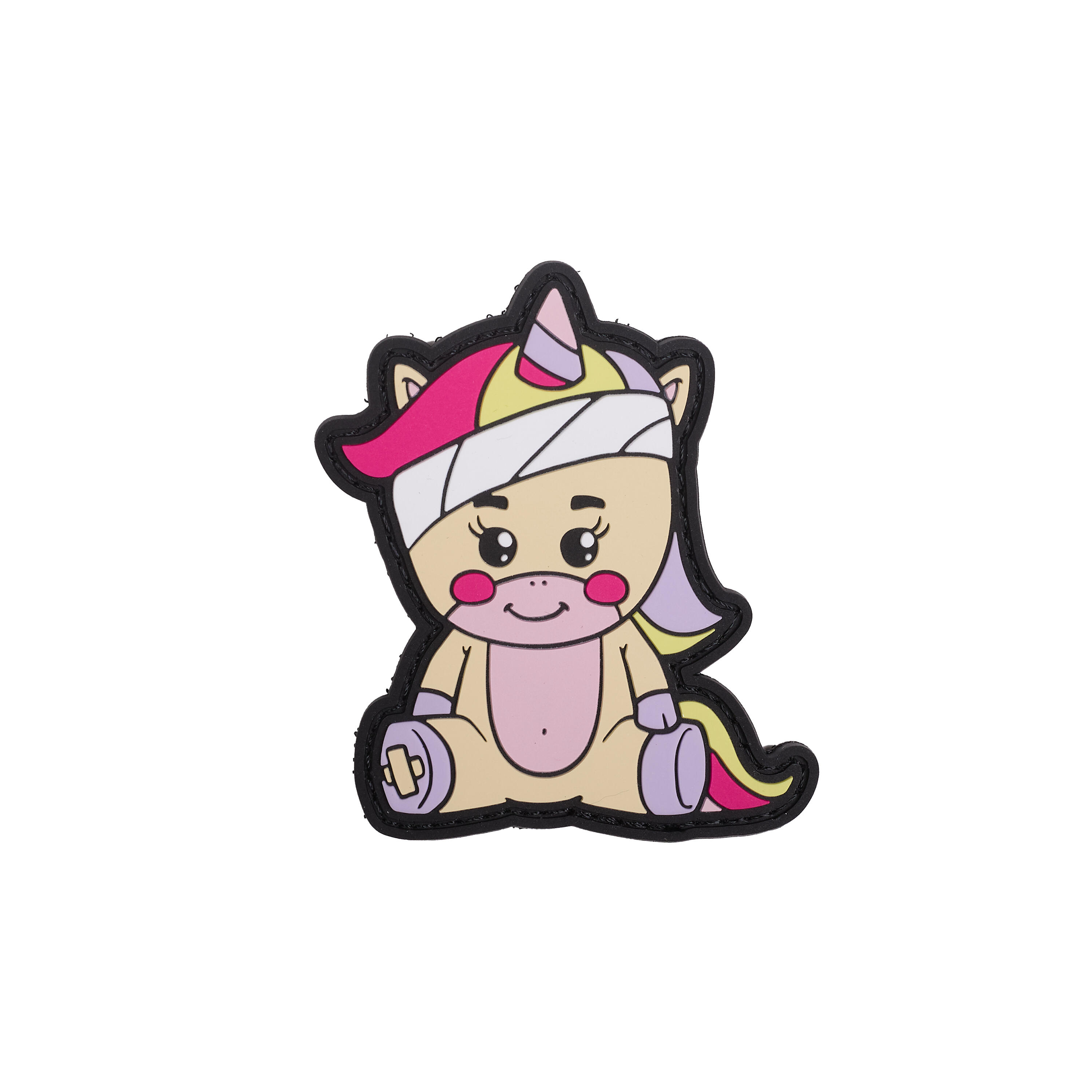 Naszywka z rzepem PVC z motywem jednorożca Elitex Training na plecaki