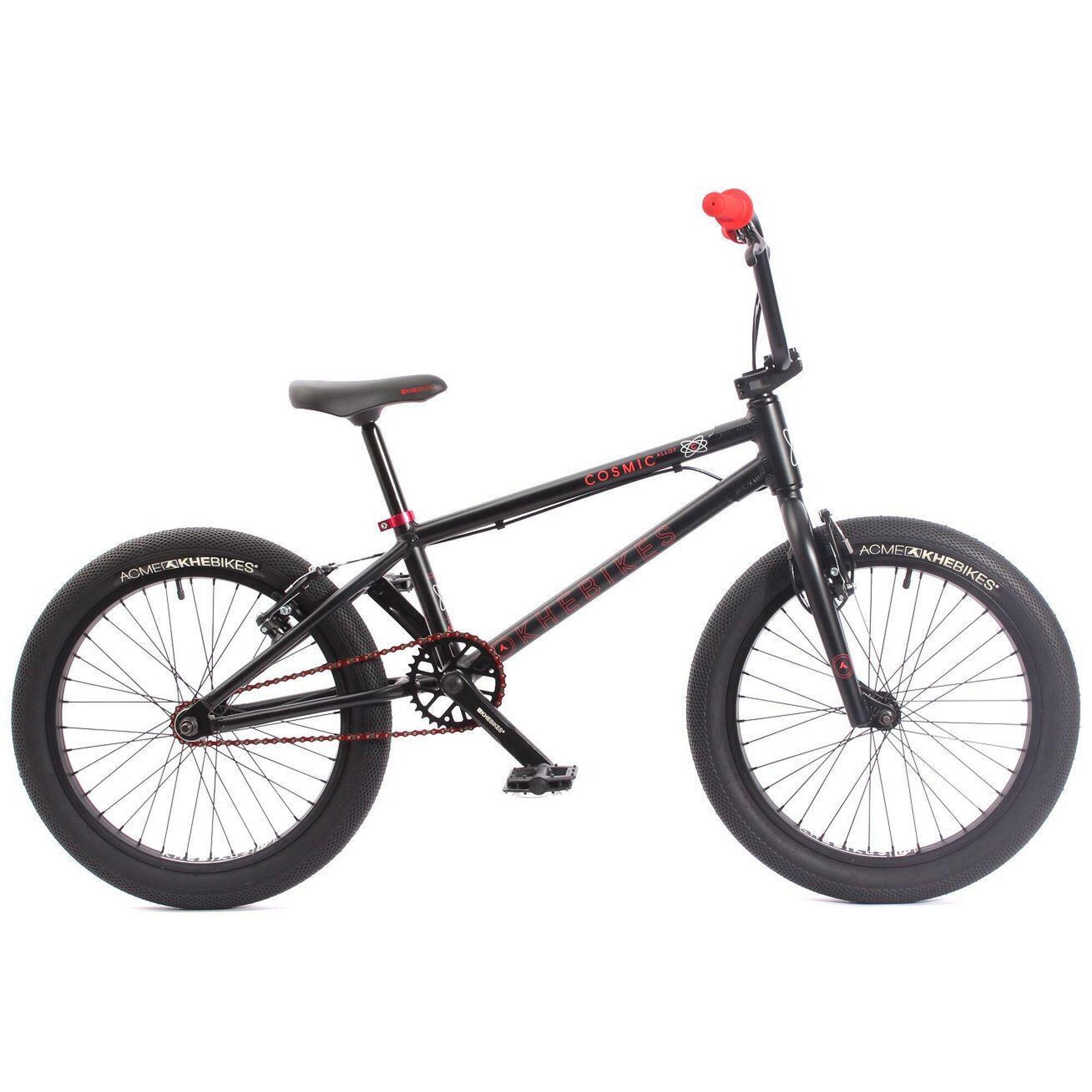 Rower BMX dziecięcy aluminiowy COSMIC AL czarny 20 cali 10,6 kg