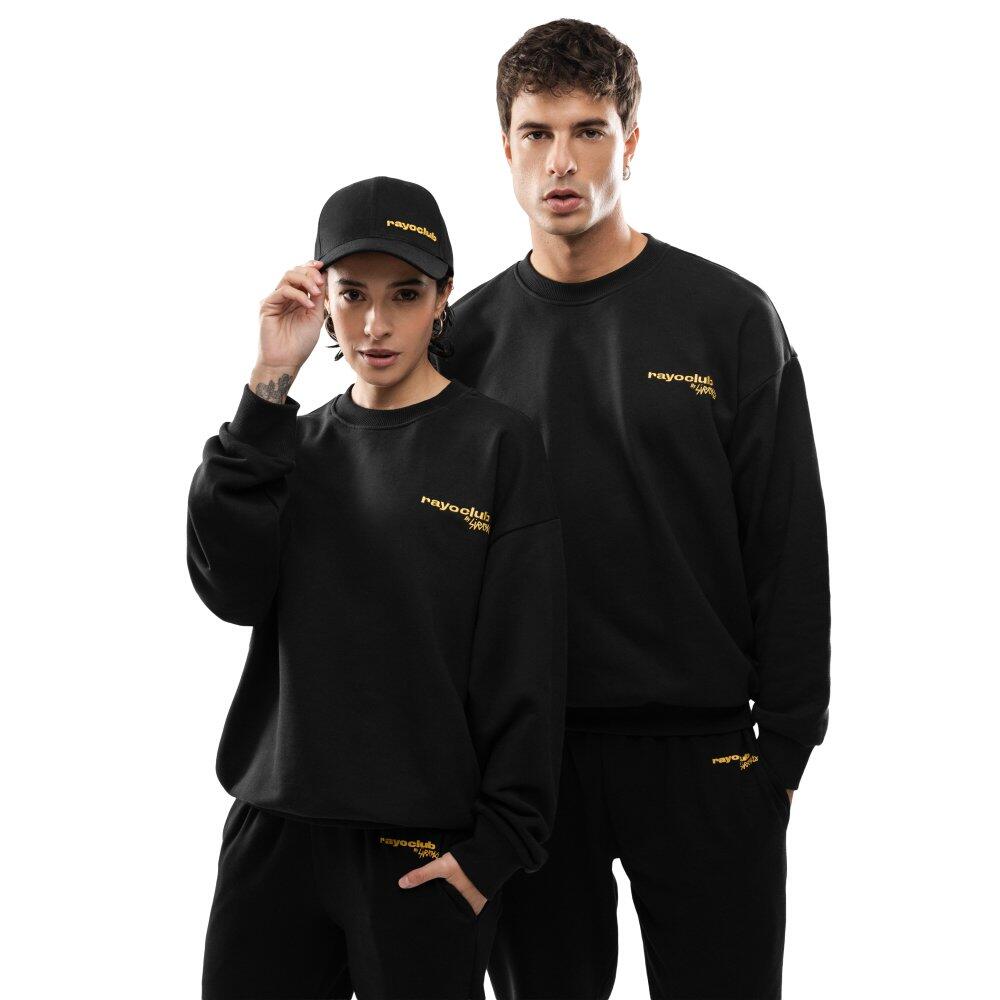 Męska bawełniana bluza Rayo Club Lifestyle Siroko RC Ready Black