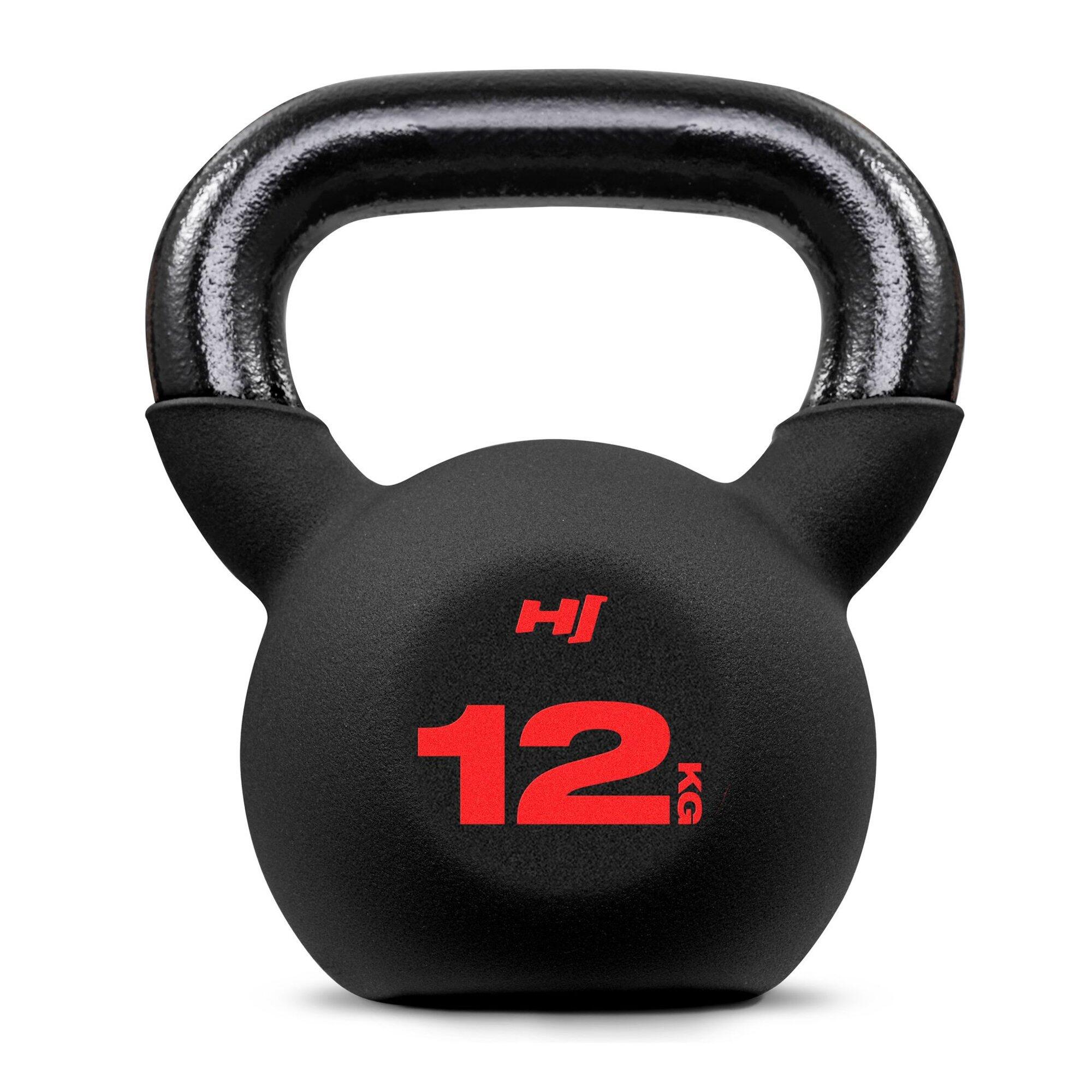 Kettlebell żeliwny do treningu siłowego Hop-Sport HS-IB012KB 12kg