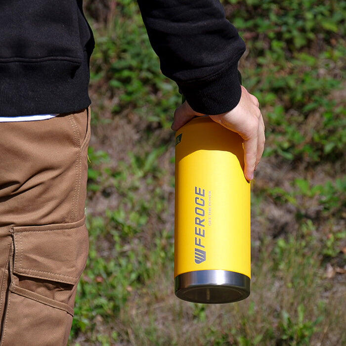 Butelka termiczna 500 ml – Żółta