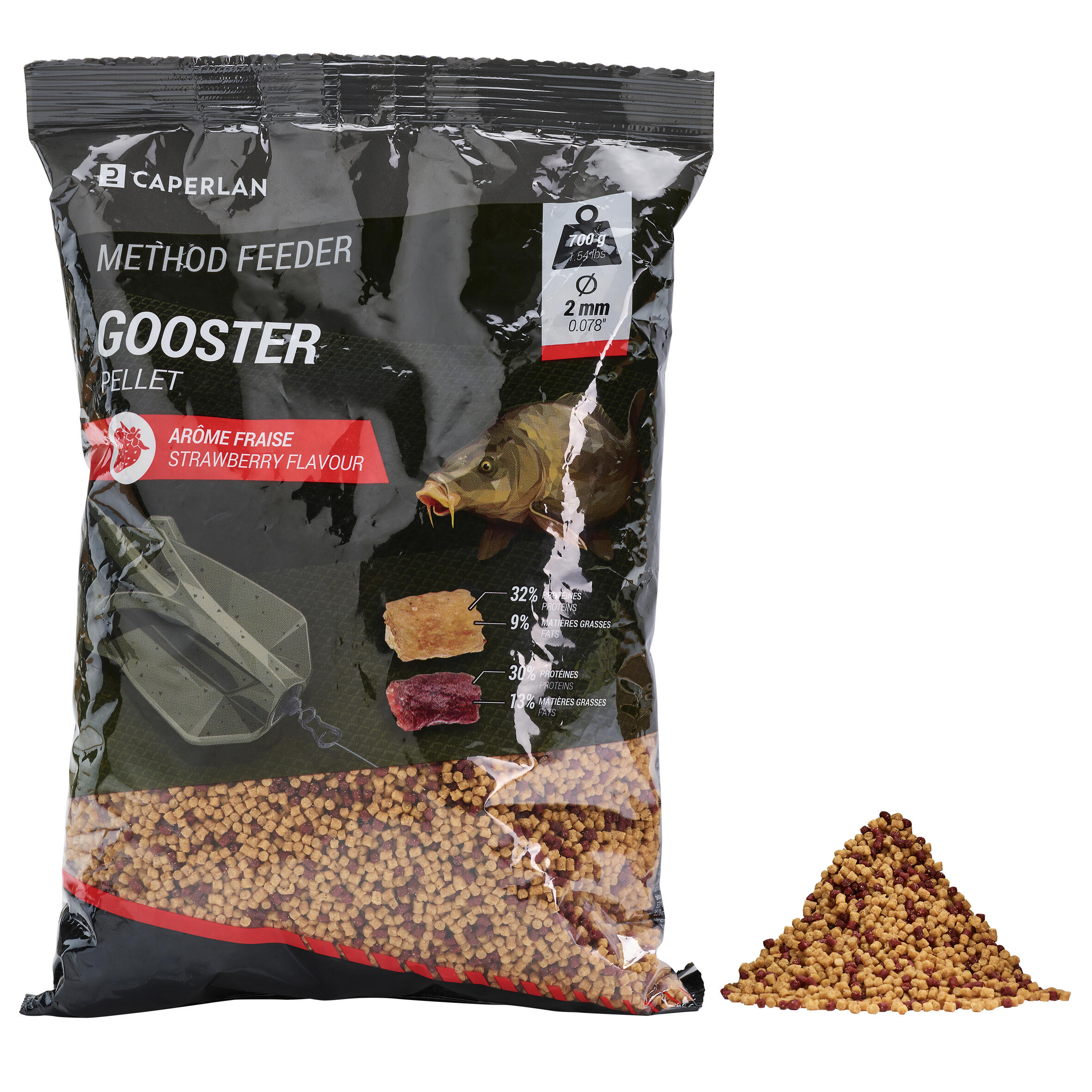 Caperlan Gooster Pellet method truskawka 700 g