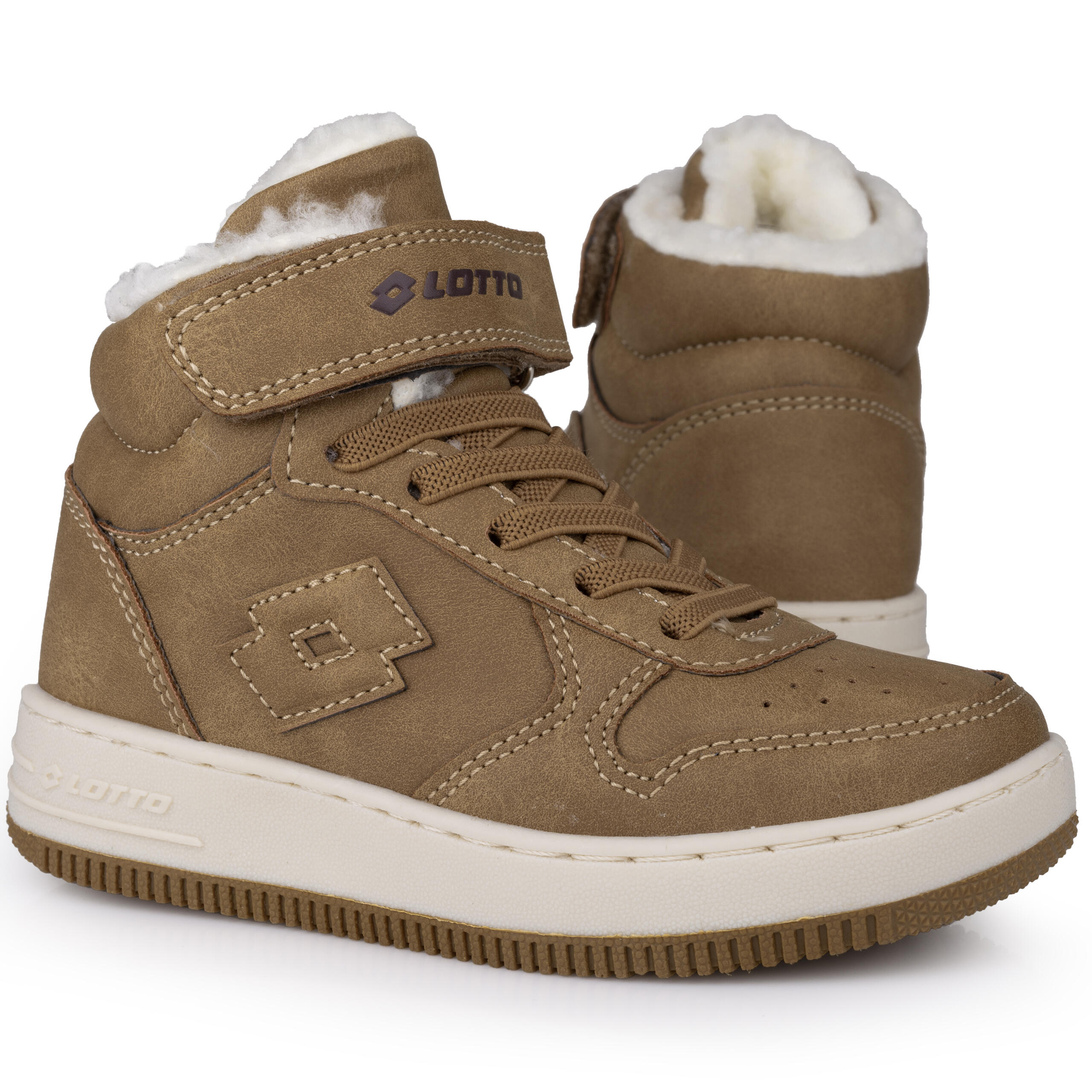 Buty dziecięce zimowe z futrem Lotto PALIOT FUR K