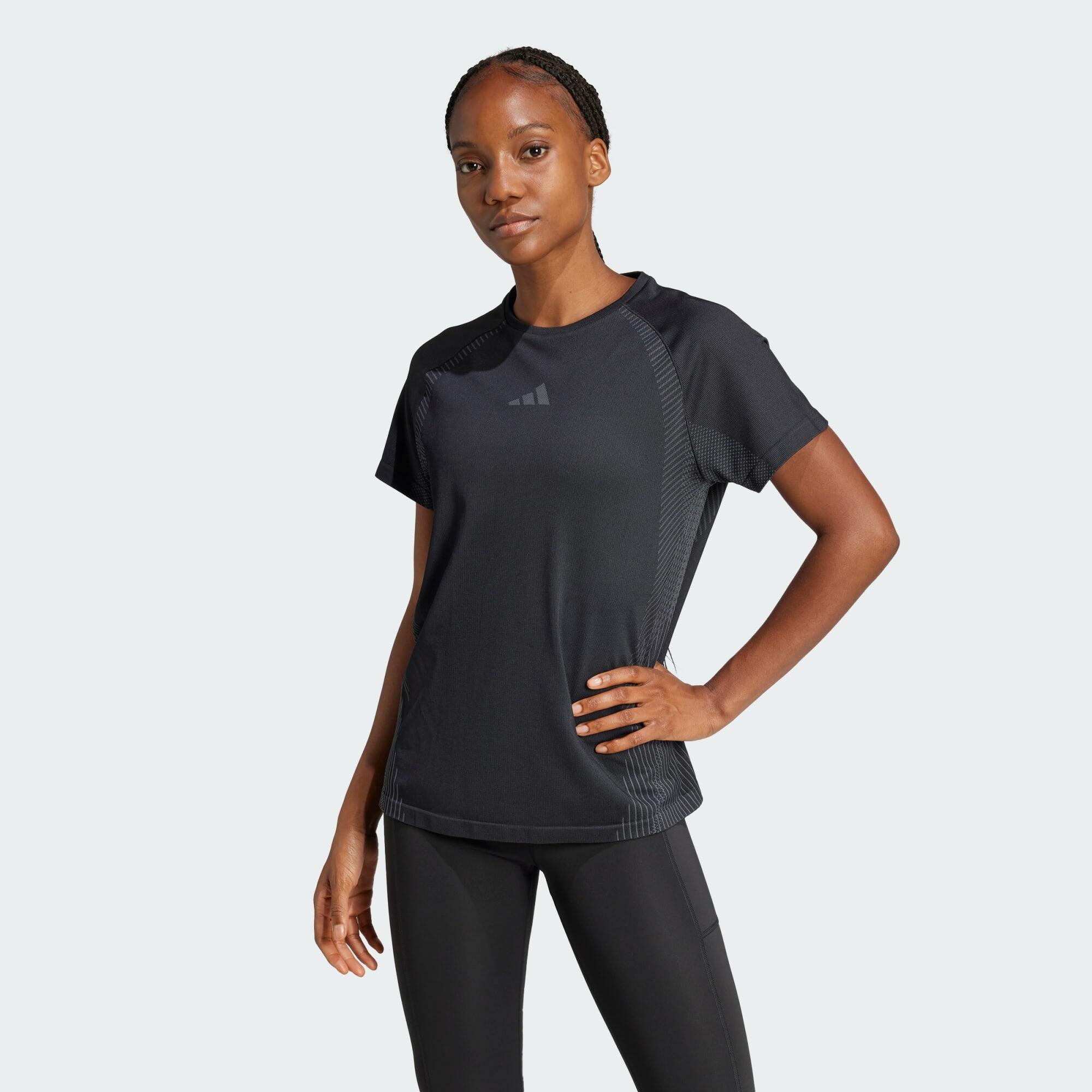 Bezszwowa koszulka z dzianiny