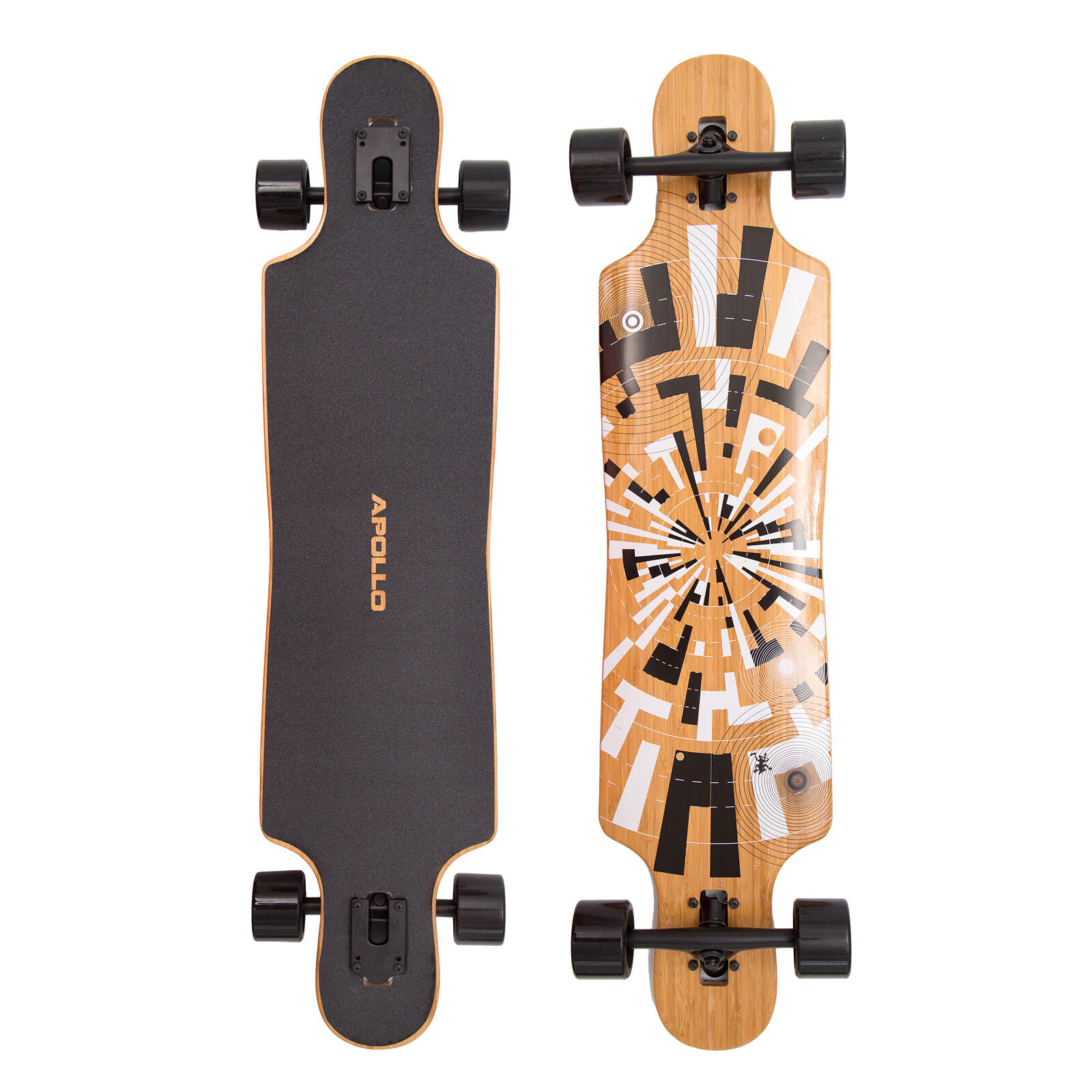Longboard 40" Deskorolka Bambusowa dla Nastolatków i Dorosłych ABEC-9 Flex 2