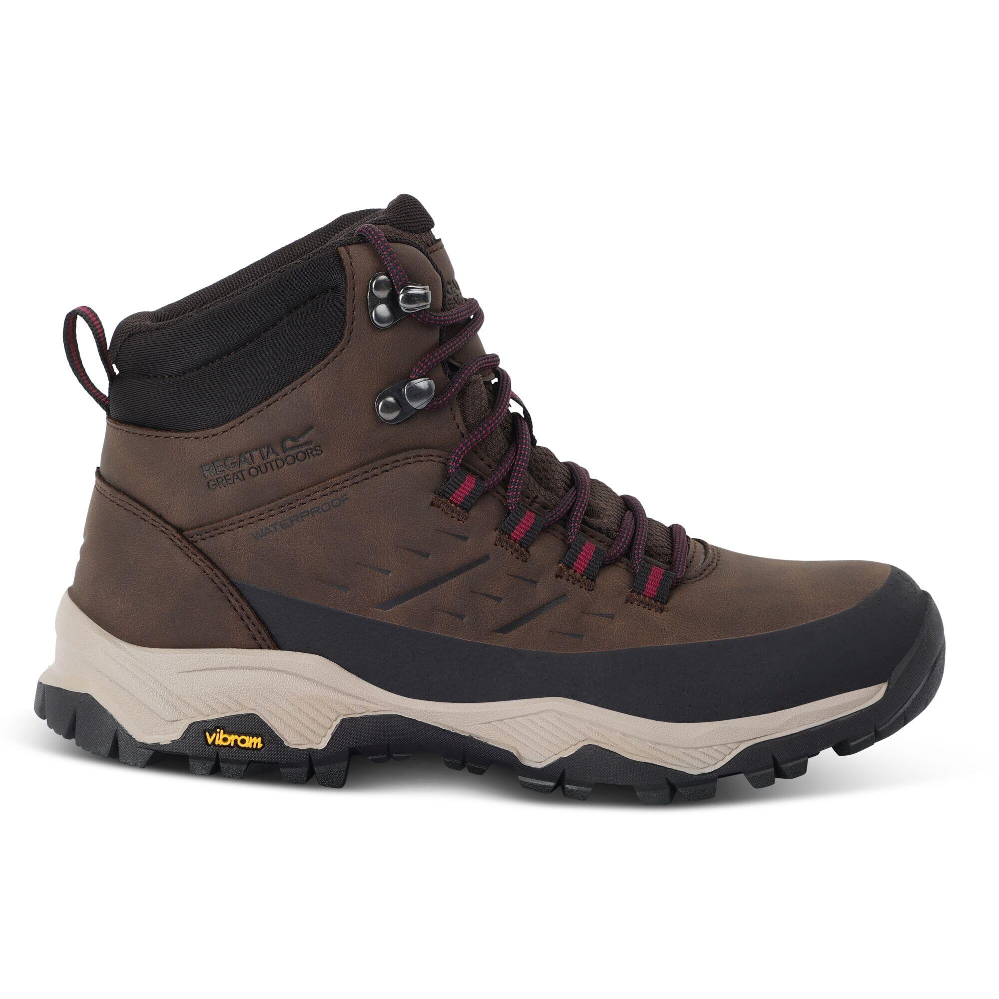 Buty damskie trekkingowe wysokie z membraną Blake Vibram