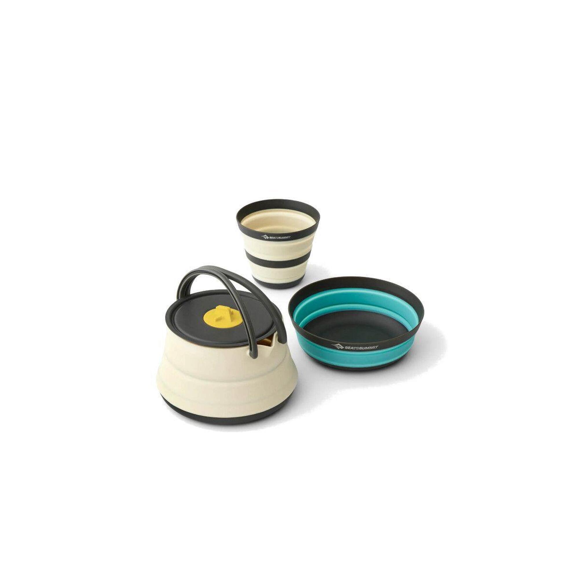 Zestaw Naczyń Sea To Summit Frontier Ul Collapsible Kettle Cook Set 3 Piece