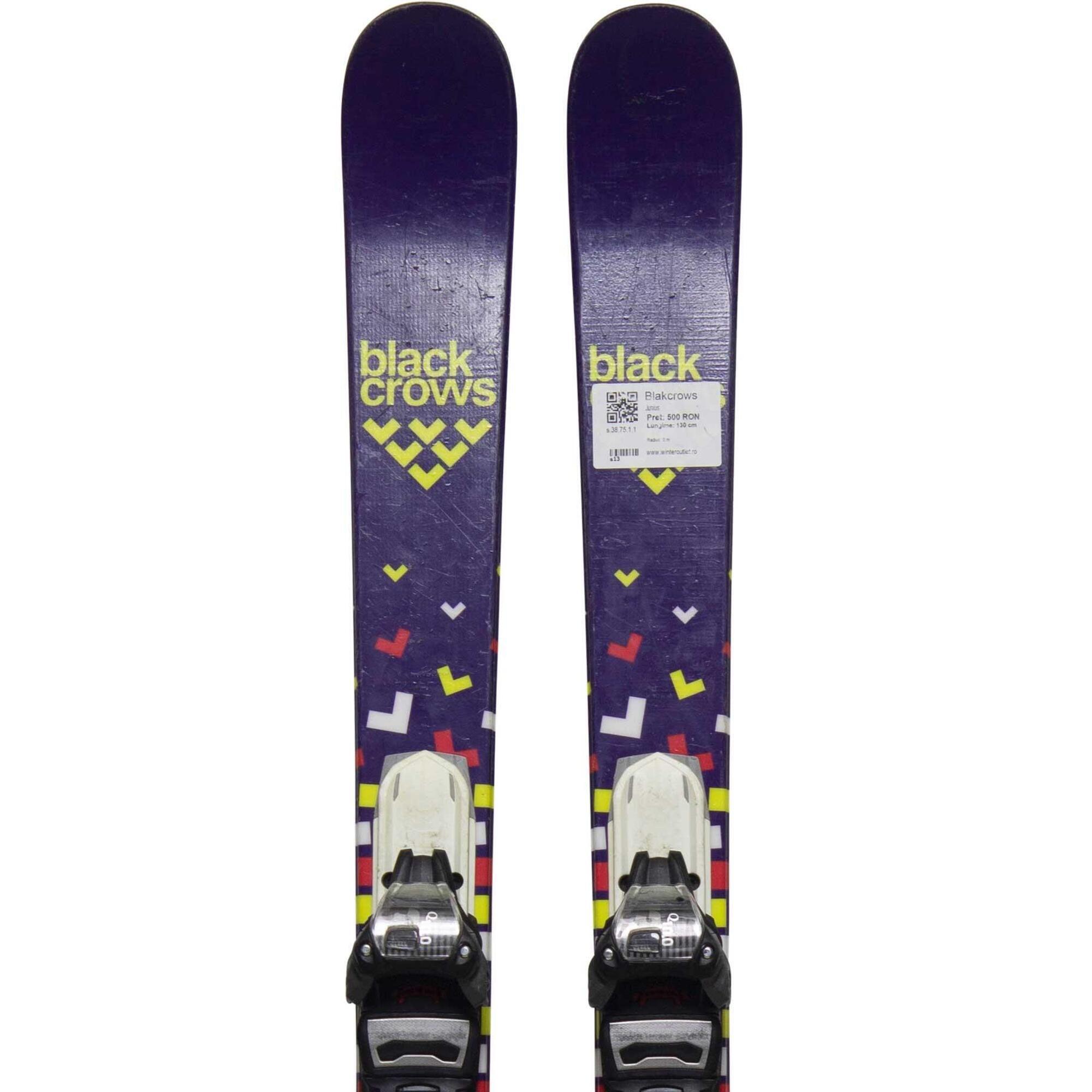 Second Life- Narty BLACK CROWS Junius, 130 cm- Stan dobry