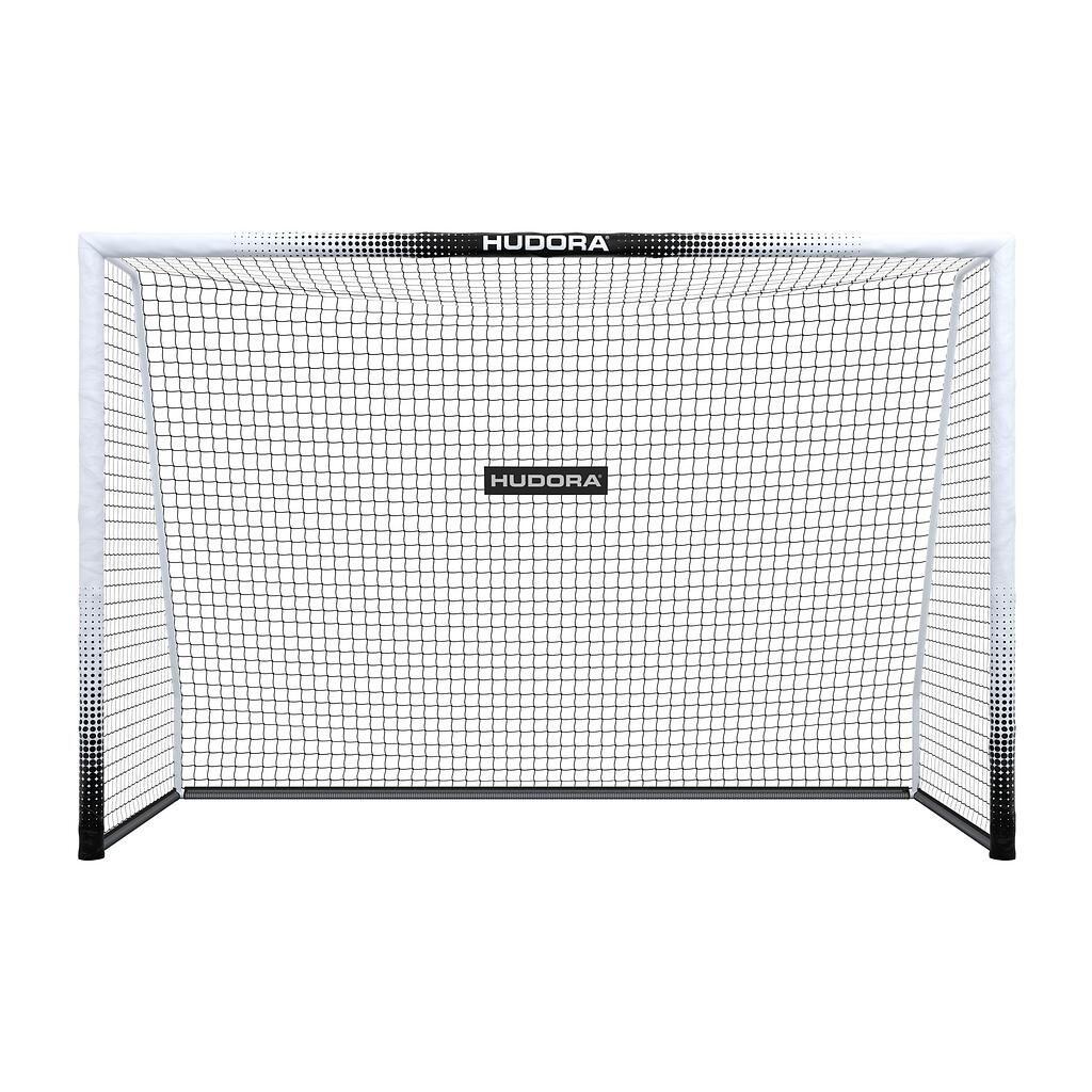 Bramka Piłkarska Przenośna Hudora Pro Tect 3X2 M Stalowa Biała