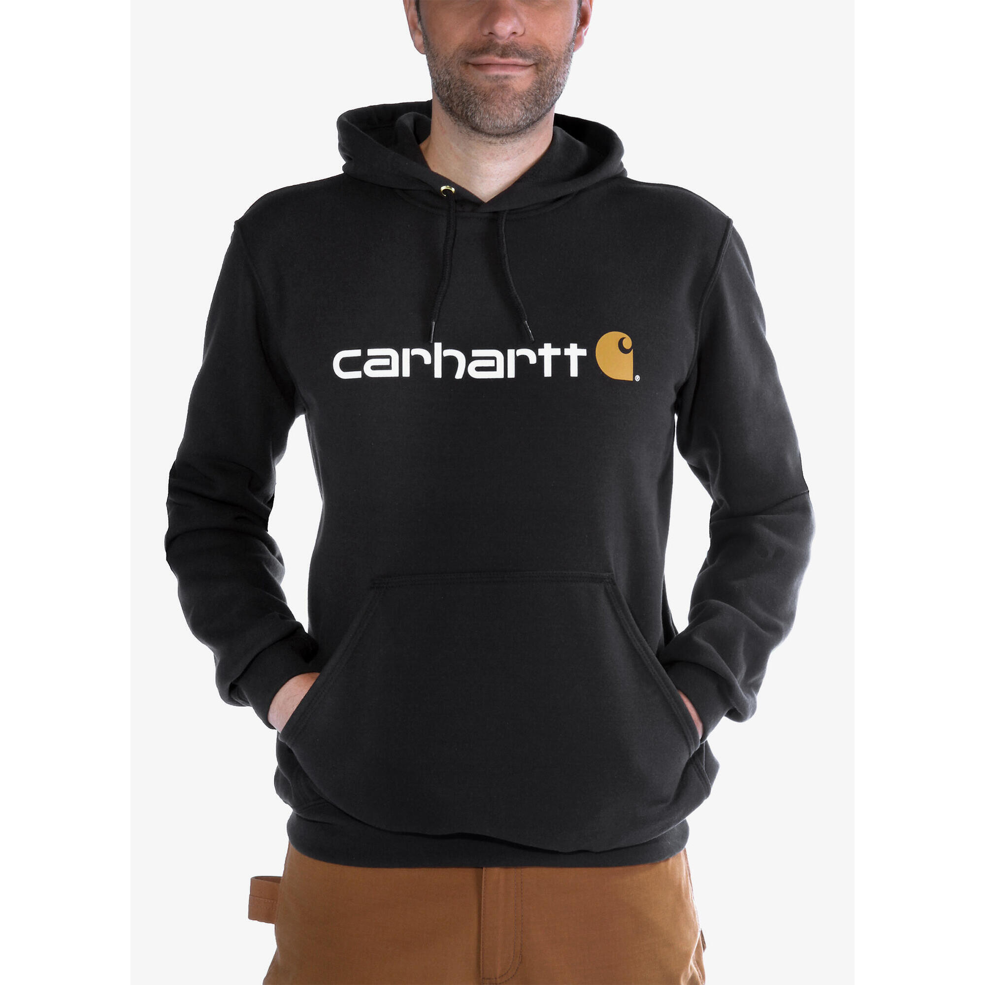 Bluza z kapturem męska Carhartt Signature Logo Sweatshirt