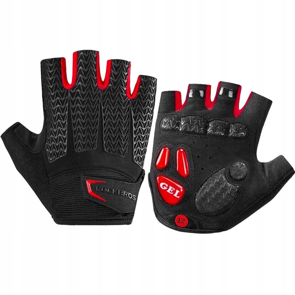 Rękawiczki rowerowe Rockbros z wkładkami żelowymi rozmiar XL