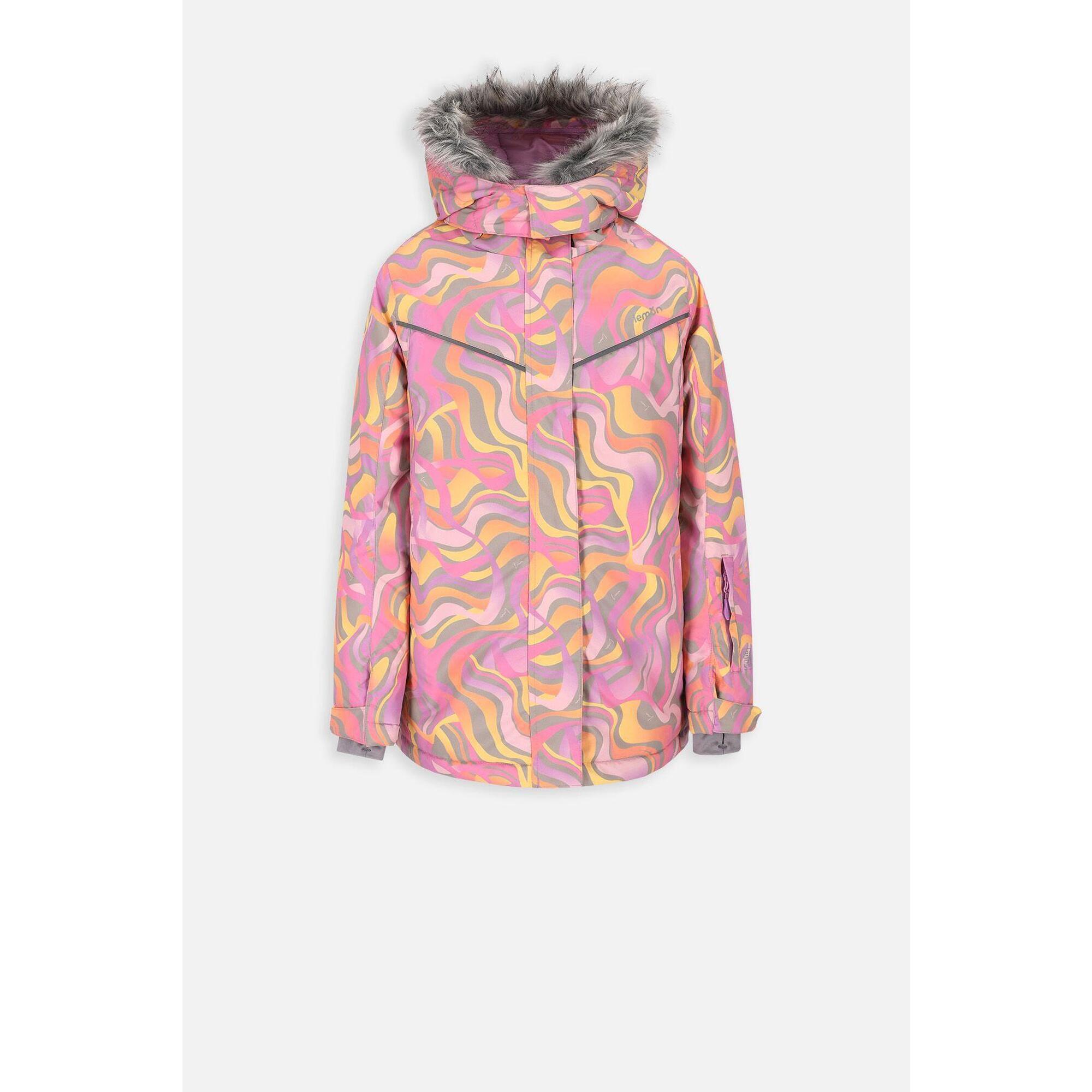 Kurtka narciarska dziewczęca snowboard Lemon Explore ZL3 fioletowa