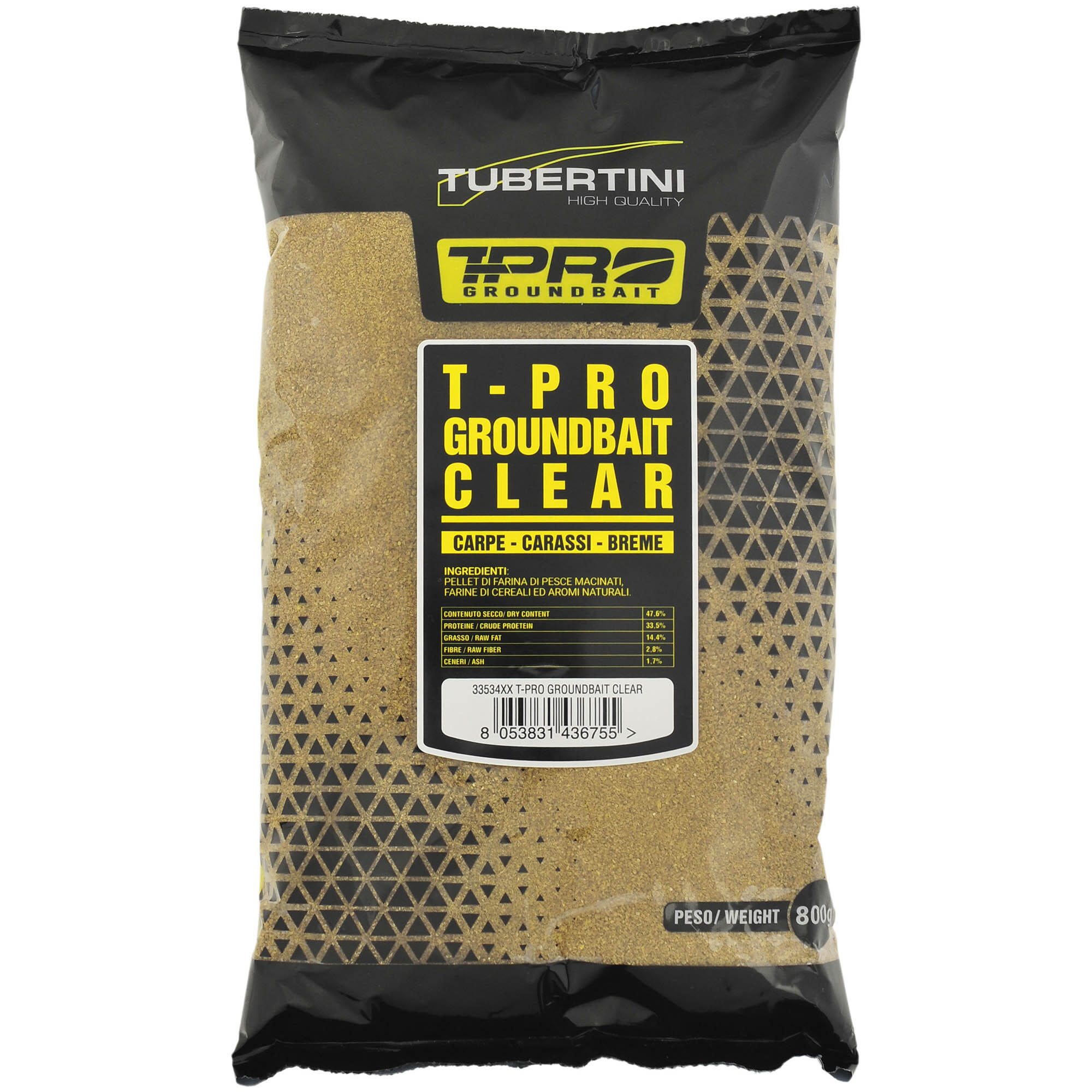Zanęta Tubertini T-Pro Groundbait Clear 800G