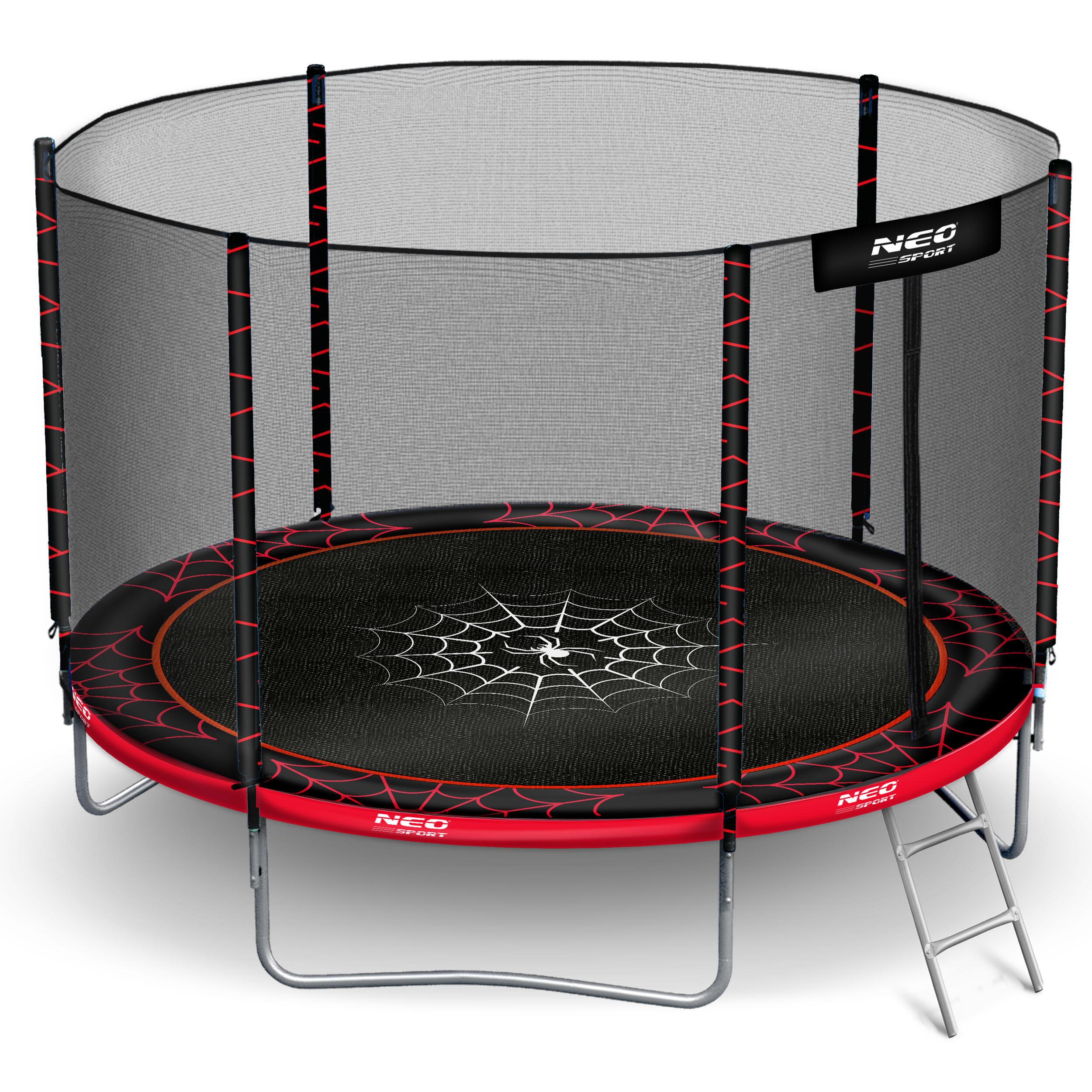 Trampolina ogrodowa z siatką zewnętrzną Neo-Sport 312cm 10ft