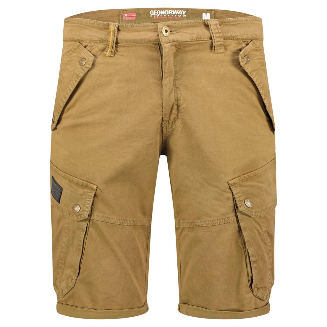 Bermudy Geographical Norway PRODOL EO MEN 063 khaki męska (SX1427H/GNO-Kaki)