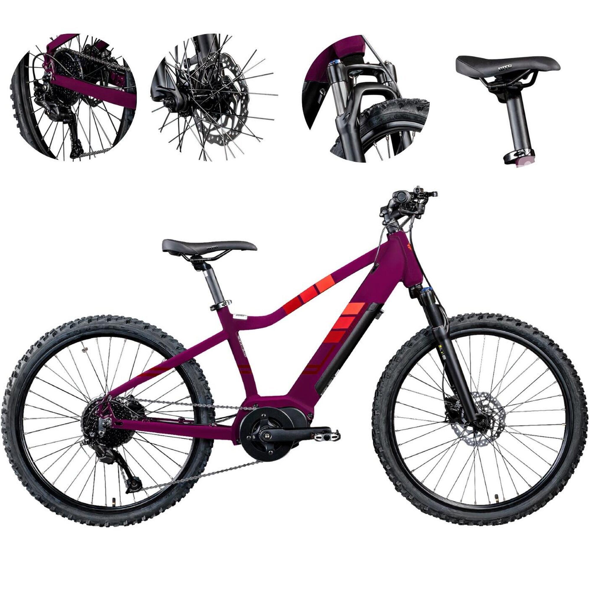 Rower Elektryczny Górski MTB 24" Młodzieżowy Dziecięcy Ananda 250W 25km/h