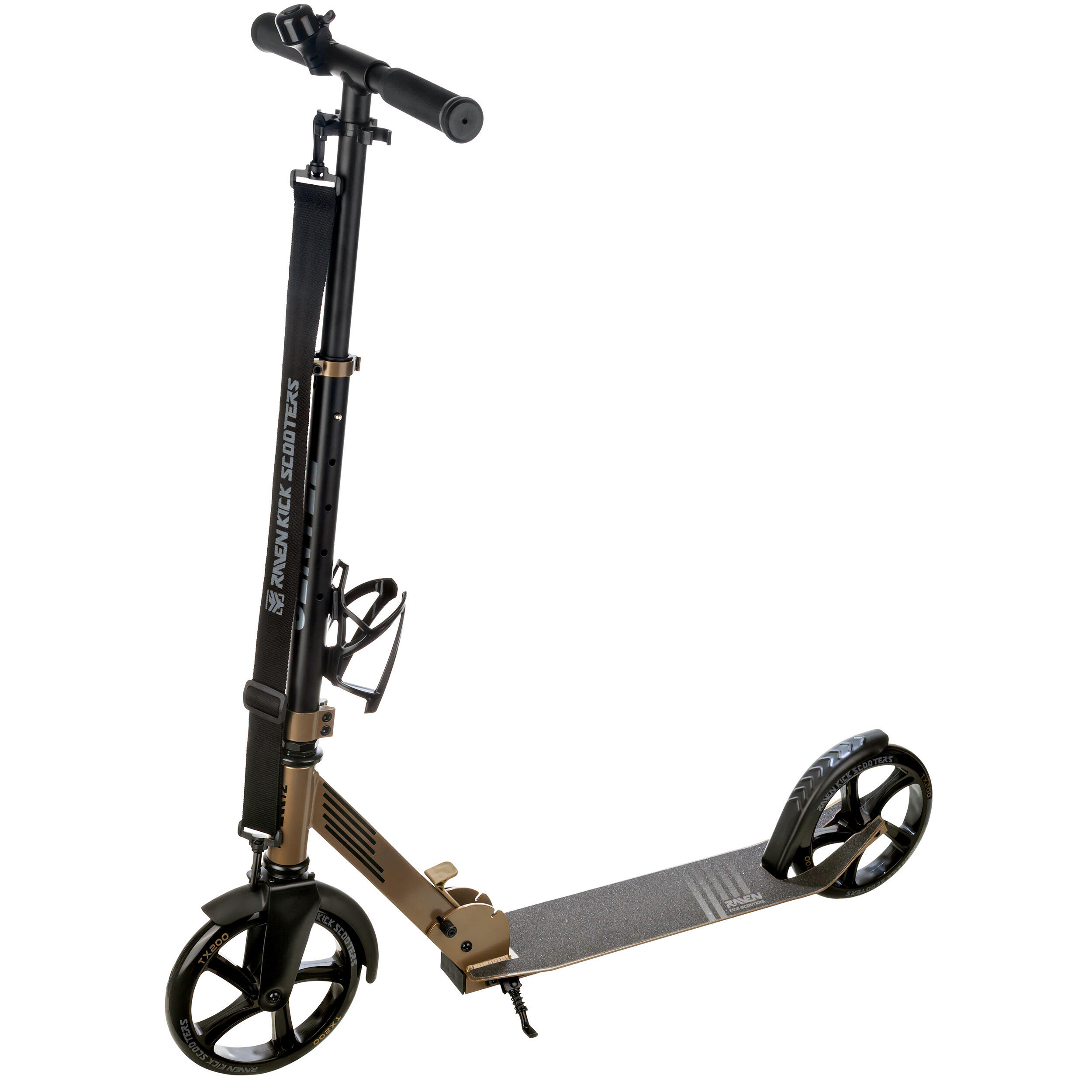 Hulajnoga Raven Sentel Gold 200mm dzwonek i uchwyt na bidon