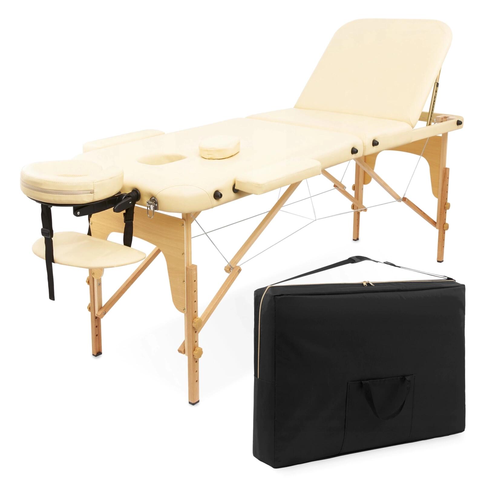 Stół do masażu z regulacją blatu 4FIZJO drewniany 60 cm