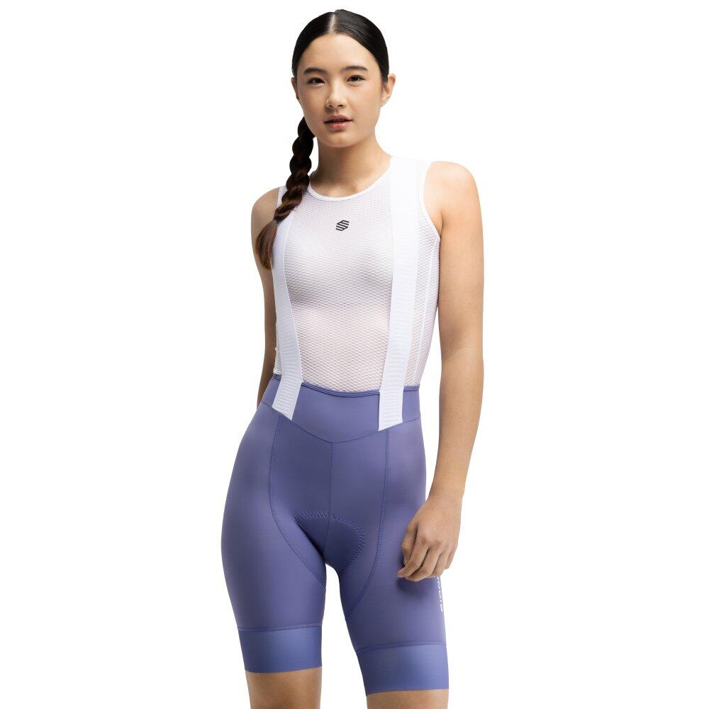 Damskie spodenki rowerowe z szelkami Kolarstwo Siroko Tonale-W