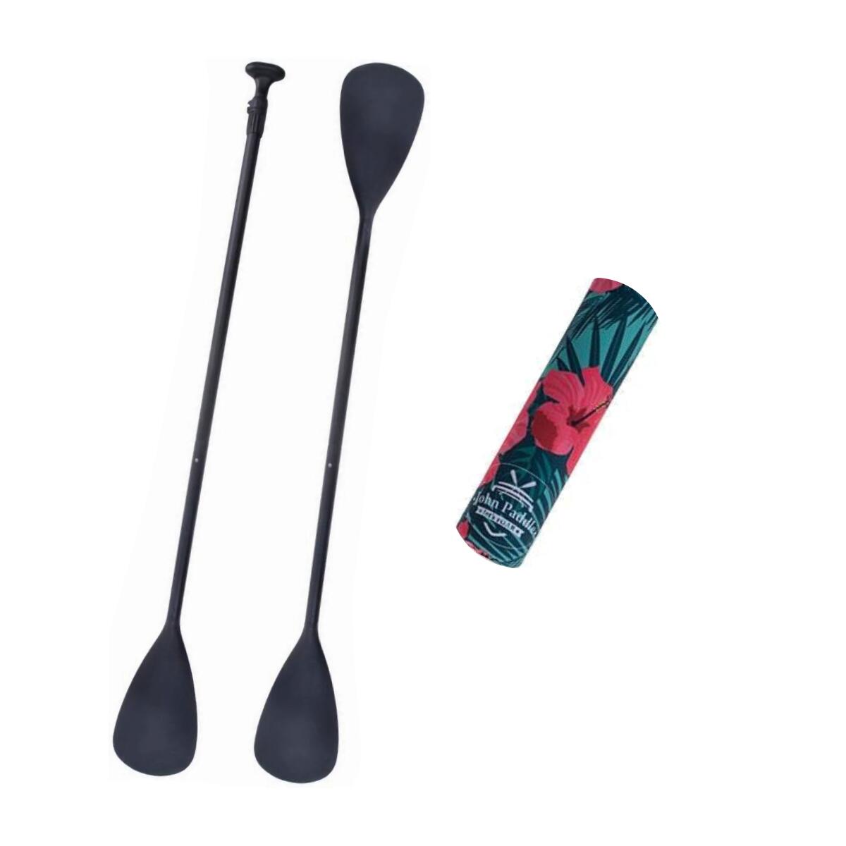 Zestaw Wiosło SUP/Kajak John Paddle V2 170-210/225cm + odbijacz Flowers