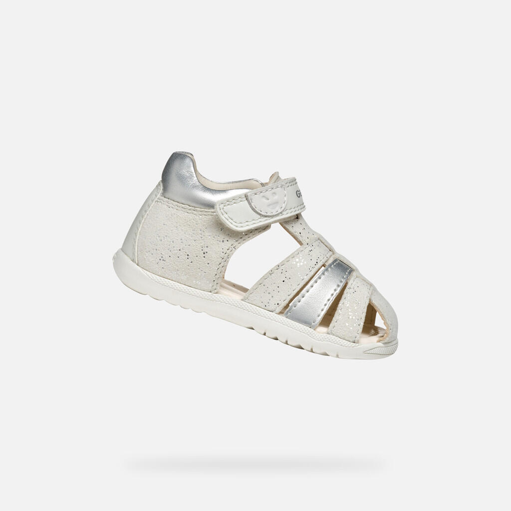 Sandały GEOX B SANDAL MACCHIA GIR Beżowy